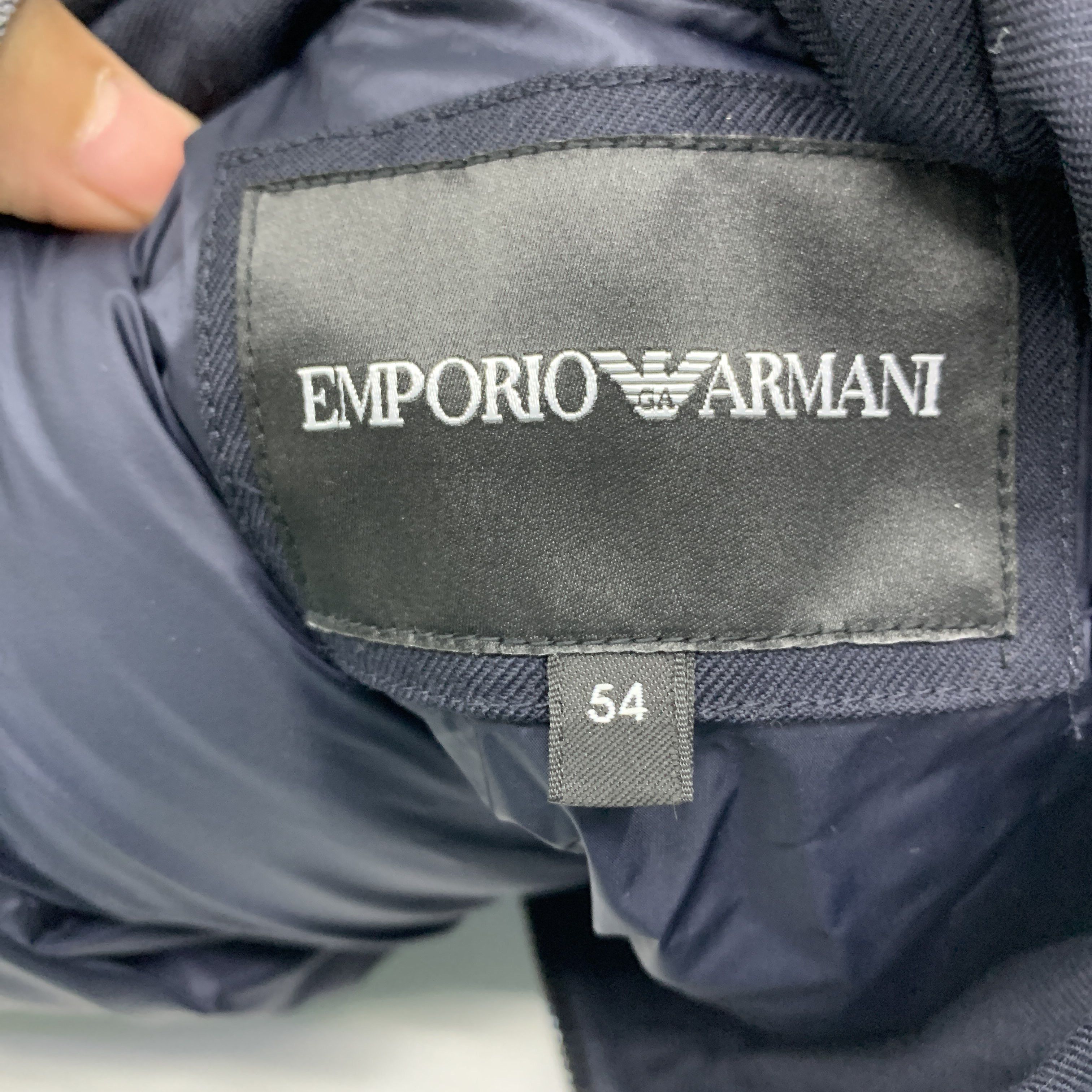 Emporio Armani Emporio Armani Hooded Down Jacket Size L Size US L / EU 52-54 / 3 - 2 Thumbnail