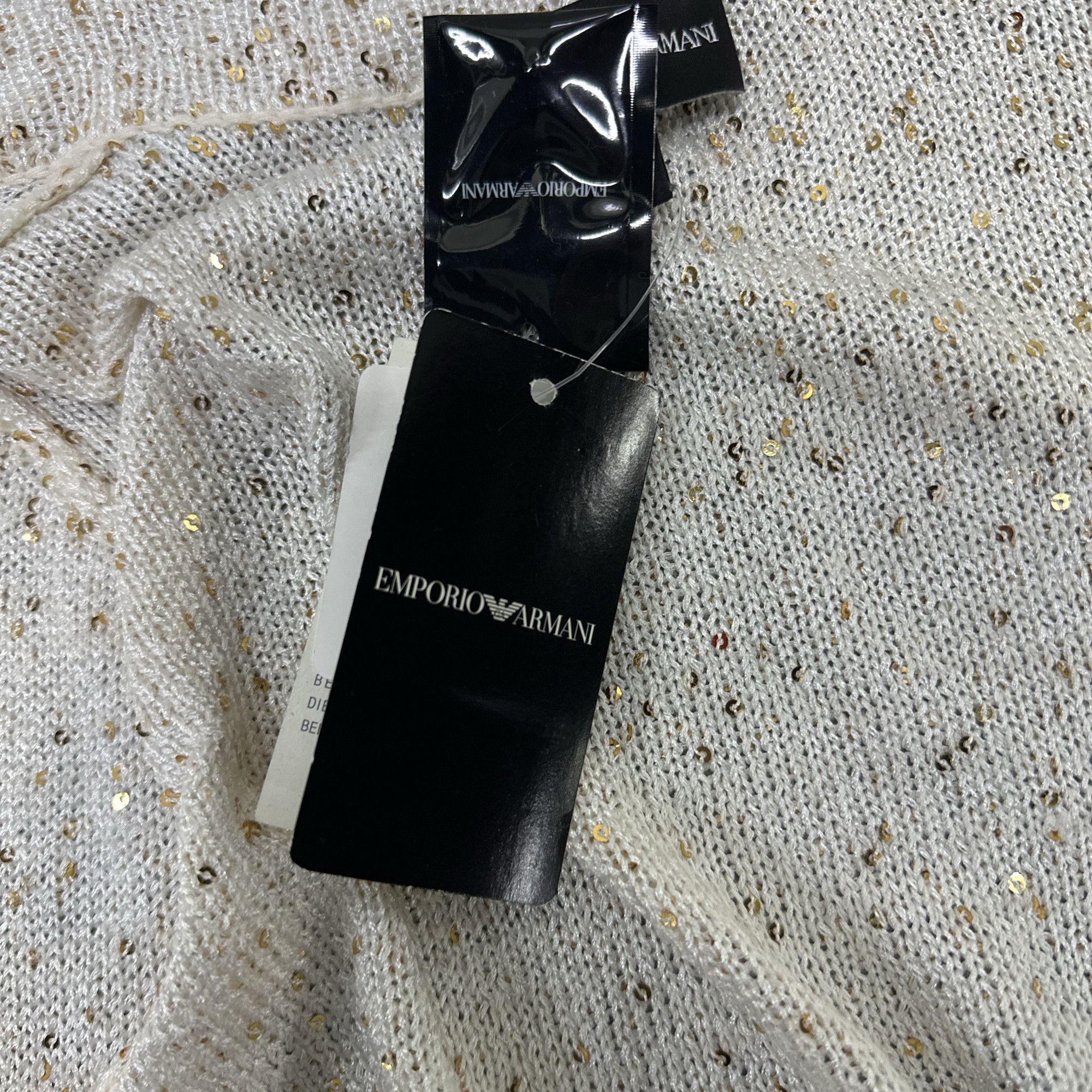 Emporio Armani Emporio Armani Sequin Knit Cardigan Size 38 Size XS / US 0-2 / IT 36-38 - 4 Thumbnail