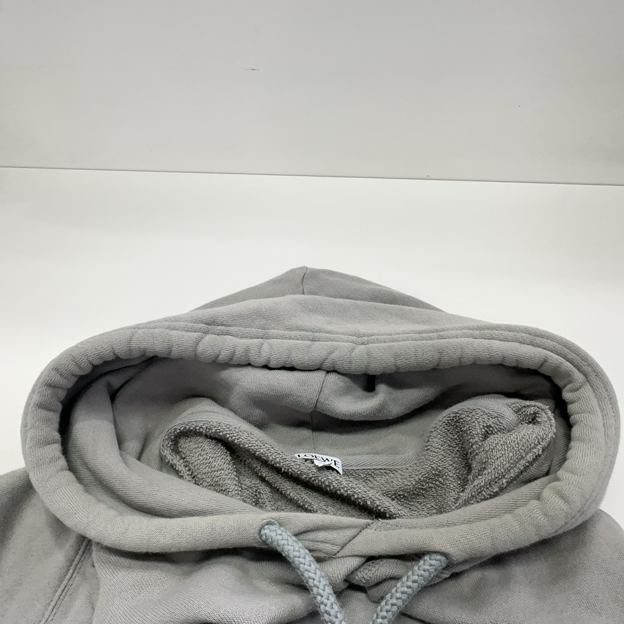 Loewe Loewe Anagram Embroidered Hoodie Gray Size XL Size US XL / EU 56 / 4 - 8 Thumbnail