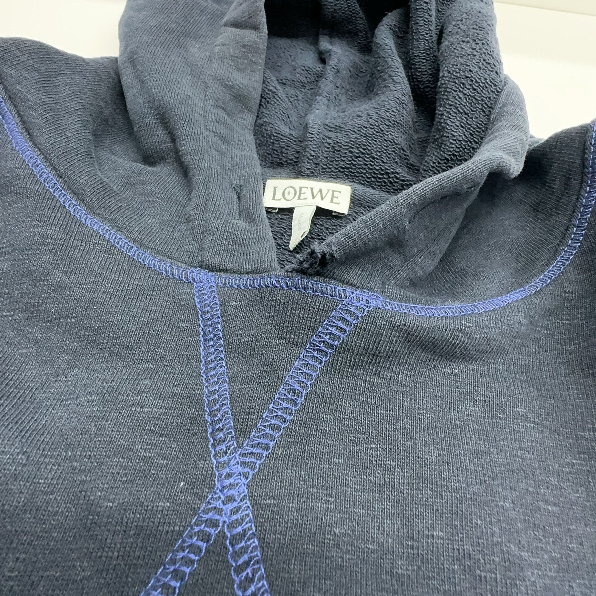 Loewe Loewe Anagram Embroidered Hoodie Size L Size L / US 10 / IT 46 - 7 Thumbnail