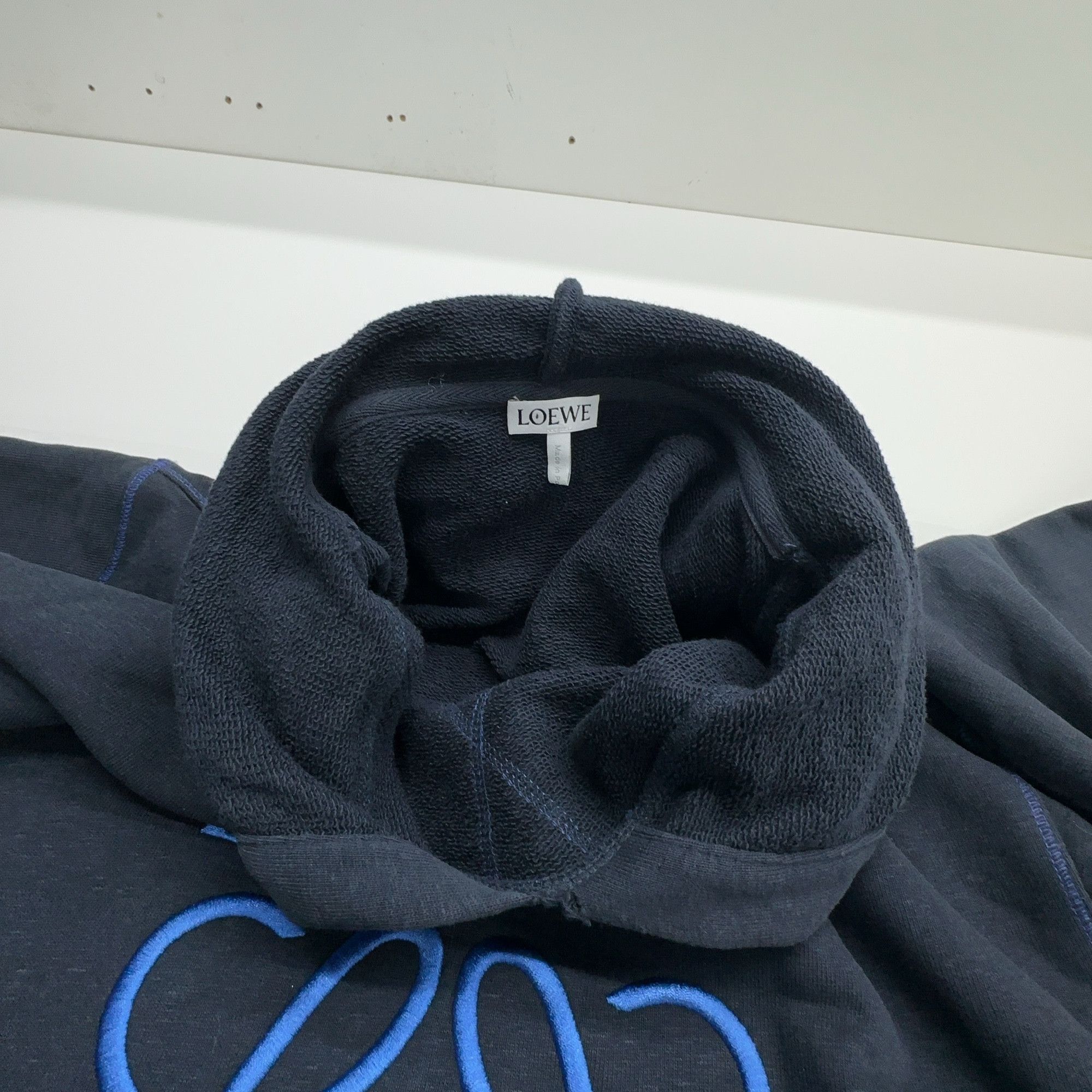 Loewe Loewe Anagram Embroidered Hoodie Size L Size L / US 10 / IT 46 - 8 Thumbnail