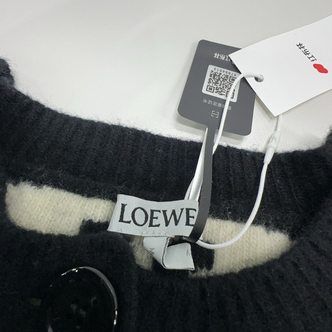 Loewe Loewe Anagram Intarsia Cardigan Size M Size M / US 6-8 / IT 42-44 - 3 Thumbnail