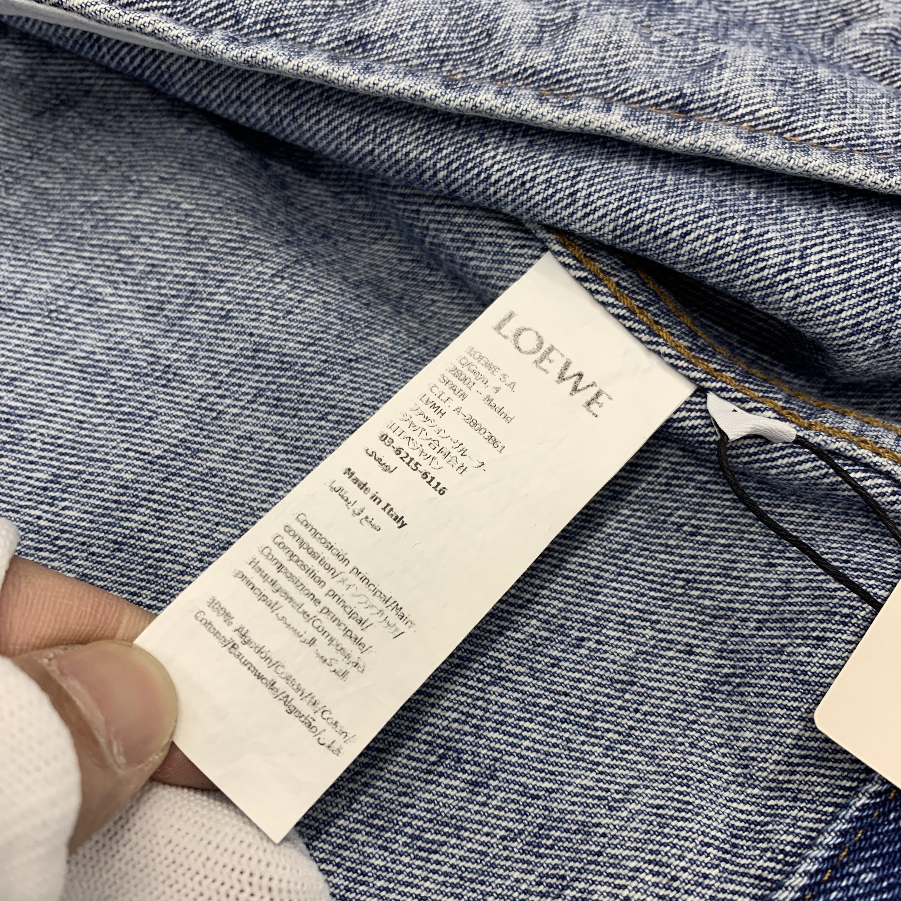 Loewe Loewe Anagram Denim Jacket Size 48 Size US M / EU 48-50 / 2 - 5 Thumbnail