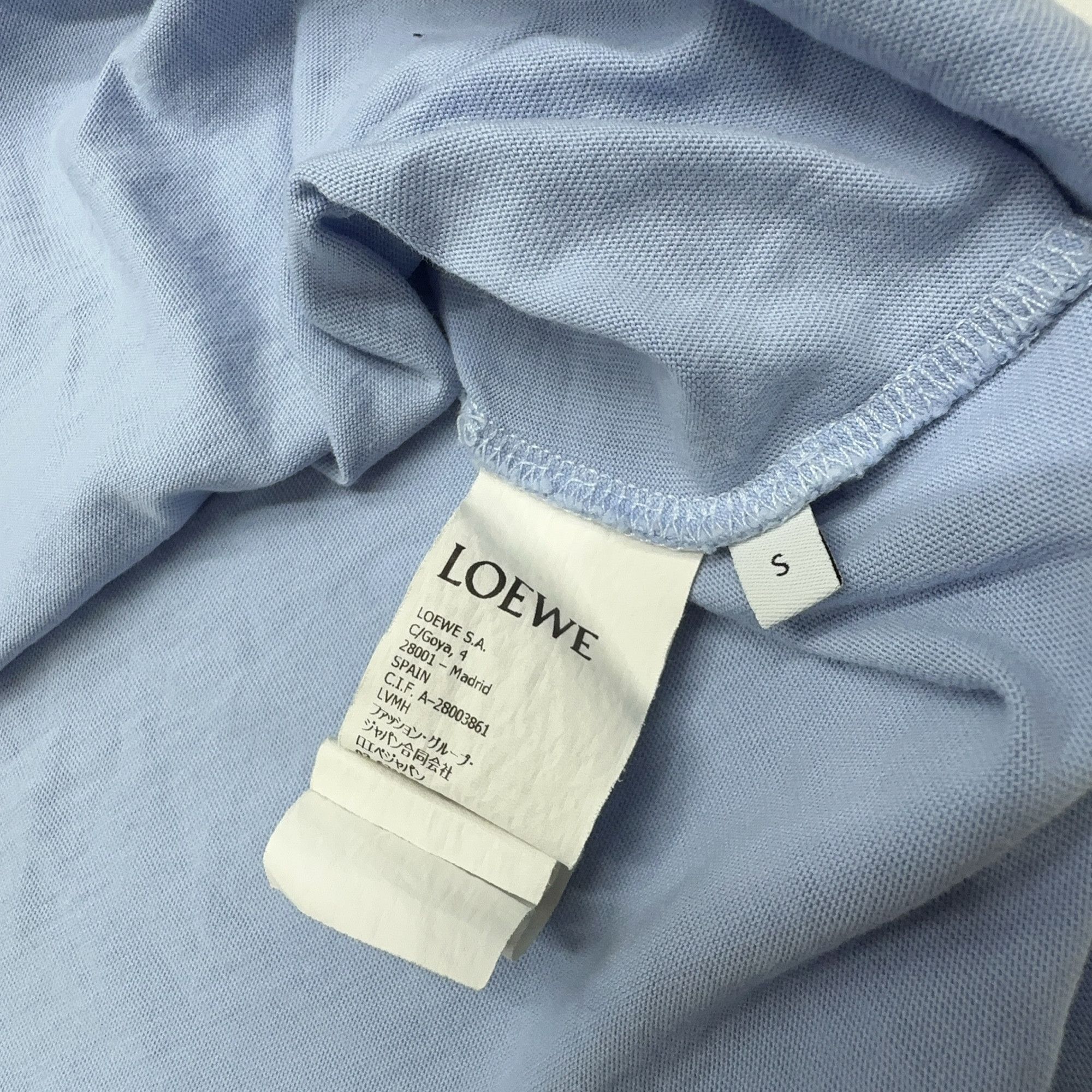 Loewe LOEWE Anagram Embroidery Pocket T-Shirt Size S Size US S / EU 44-46 / 1 - 4 Thumbnail