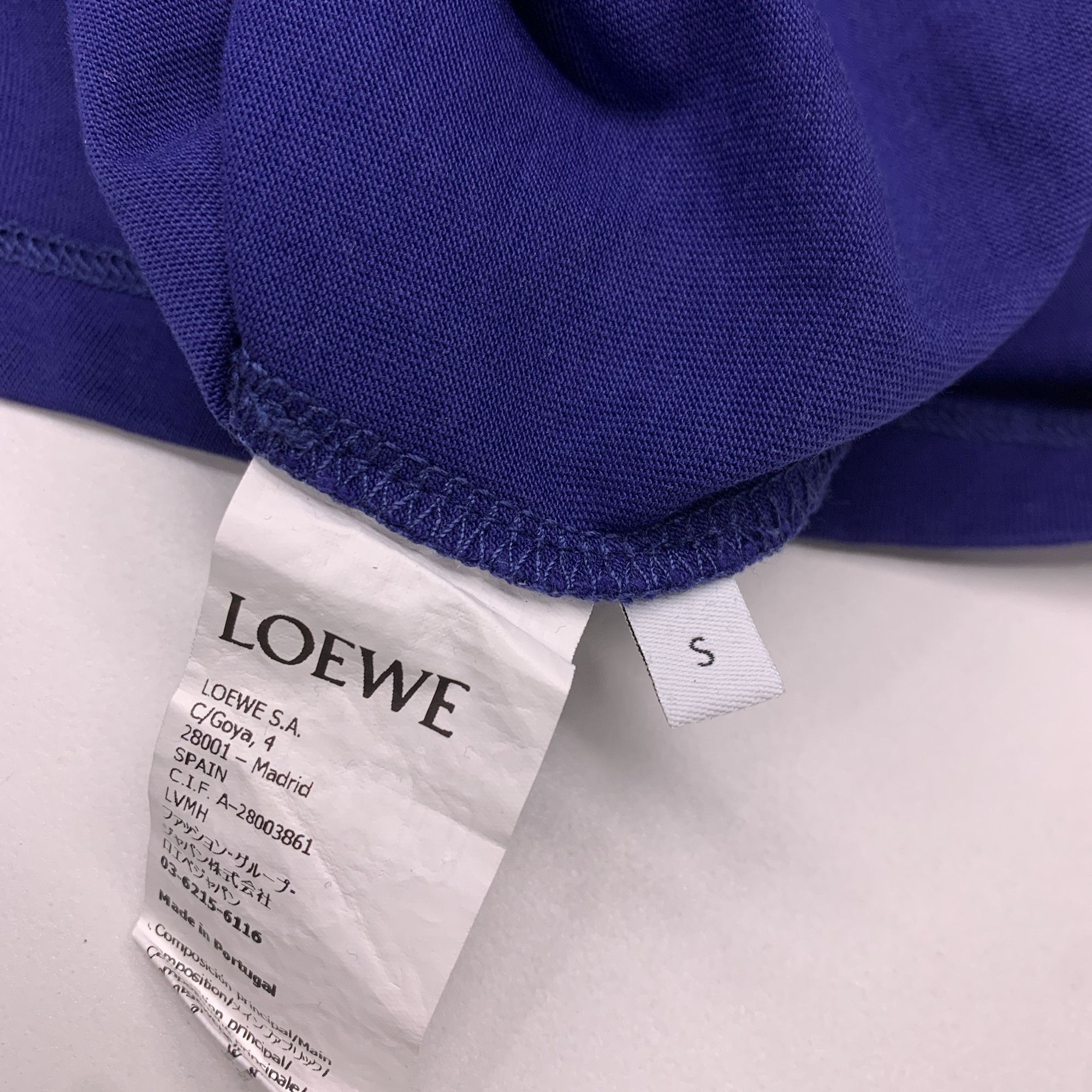 Loewe Loewe Logo Embroidered T-Shirt Size S Size US S / EU 44-46 / 1 - 4 Thumbnail
