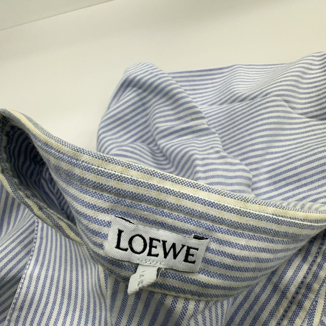 Loewe Loewe Anagram Patch Striped Shirt Size M Size US XXS / EU 40 - 3 Thumbnail