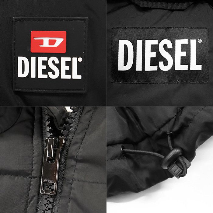 Other Other DIESEL Polyester Padded Vest Textile Outerwear W-RUSS-NOSLV DUTY FREE for USA Size ONE SIZE - 11 Thumbnail