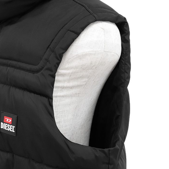 Other Other DIESEL Polyester Padded Vest Textile Outerwear W-RUSS-NOSLV DUTY FREE for USA Size ONE SIZE - 14 Thumbnail
