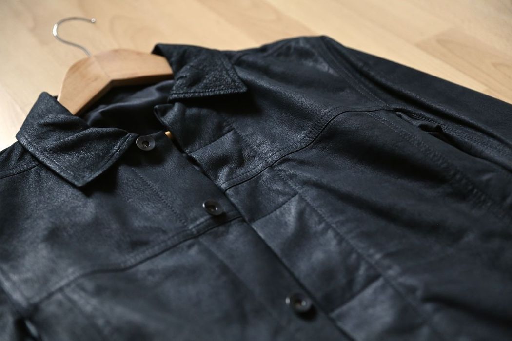 Rick Owens "WORK" LEATHER JACKET IN BLACK Size US S / EU 44-46 / 1 - 2 Preview
