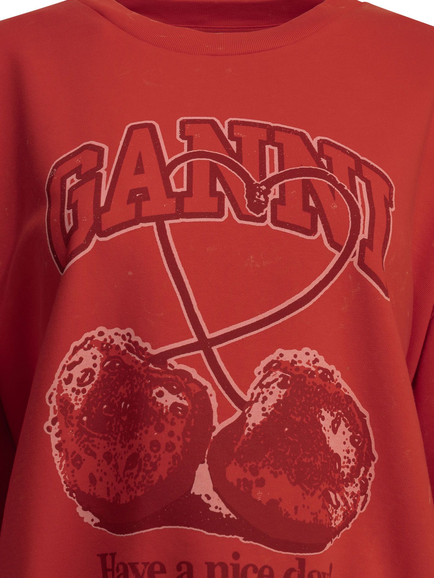Ganni Ganni Cherries Crewneck Sweatshirt tag size XXS Women - USA Duties Paid Size XXS / US 00 / IT 34 - 3 Thumbnail