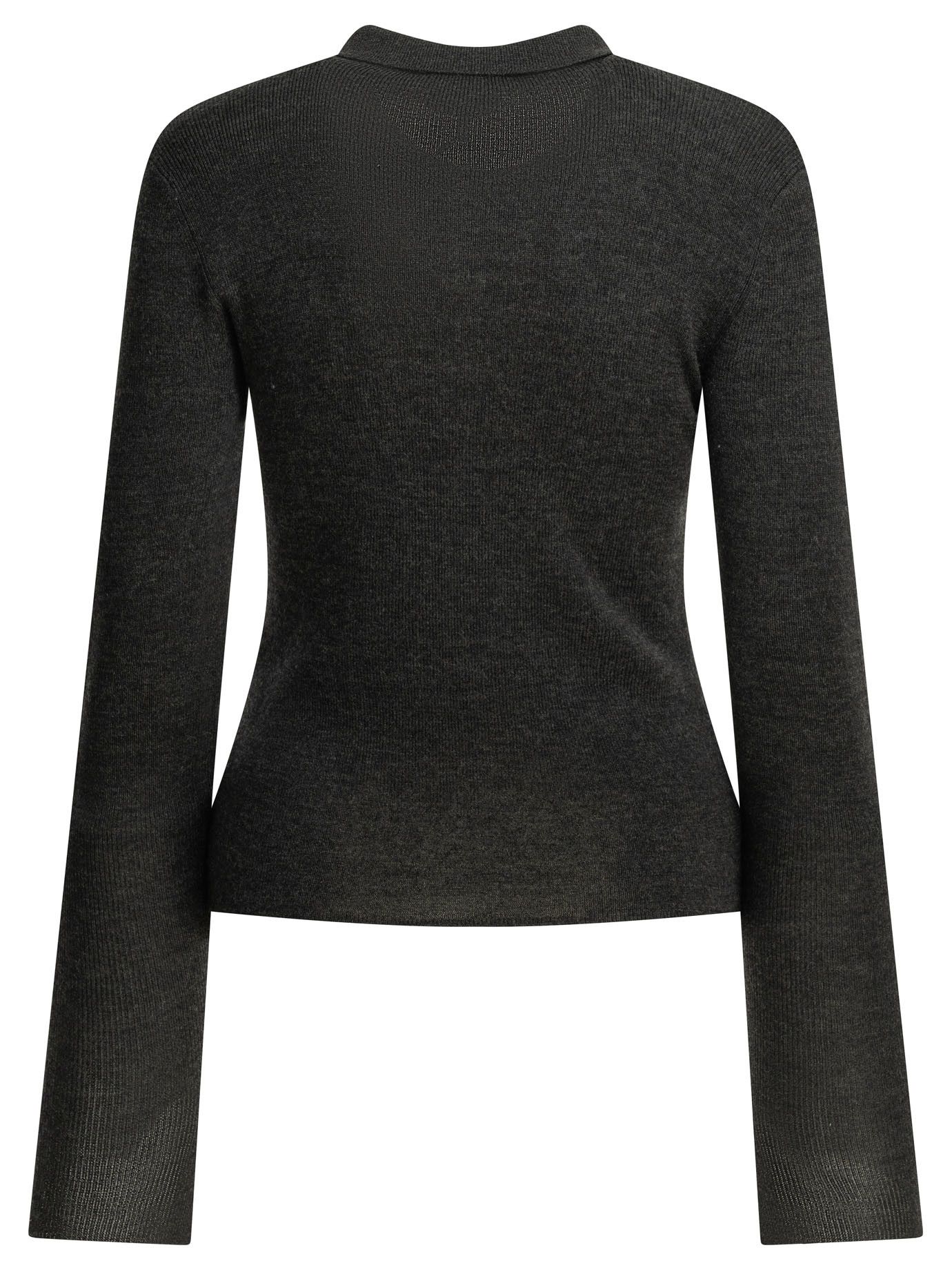 Ganni Ganni Logo Polo Sweater tag size M Women - USA Duties Paid Size M / US 6-8 / IT 42-44 - 2 Thumbnail