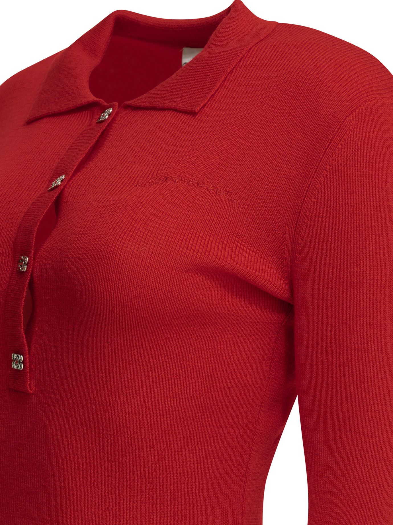 Ganni Ganni Merino Wool Polo Sweater tag size S Women - USA Duties Paid Size S / US 4 / IT 40 - 4 Thumbnail