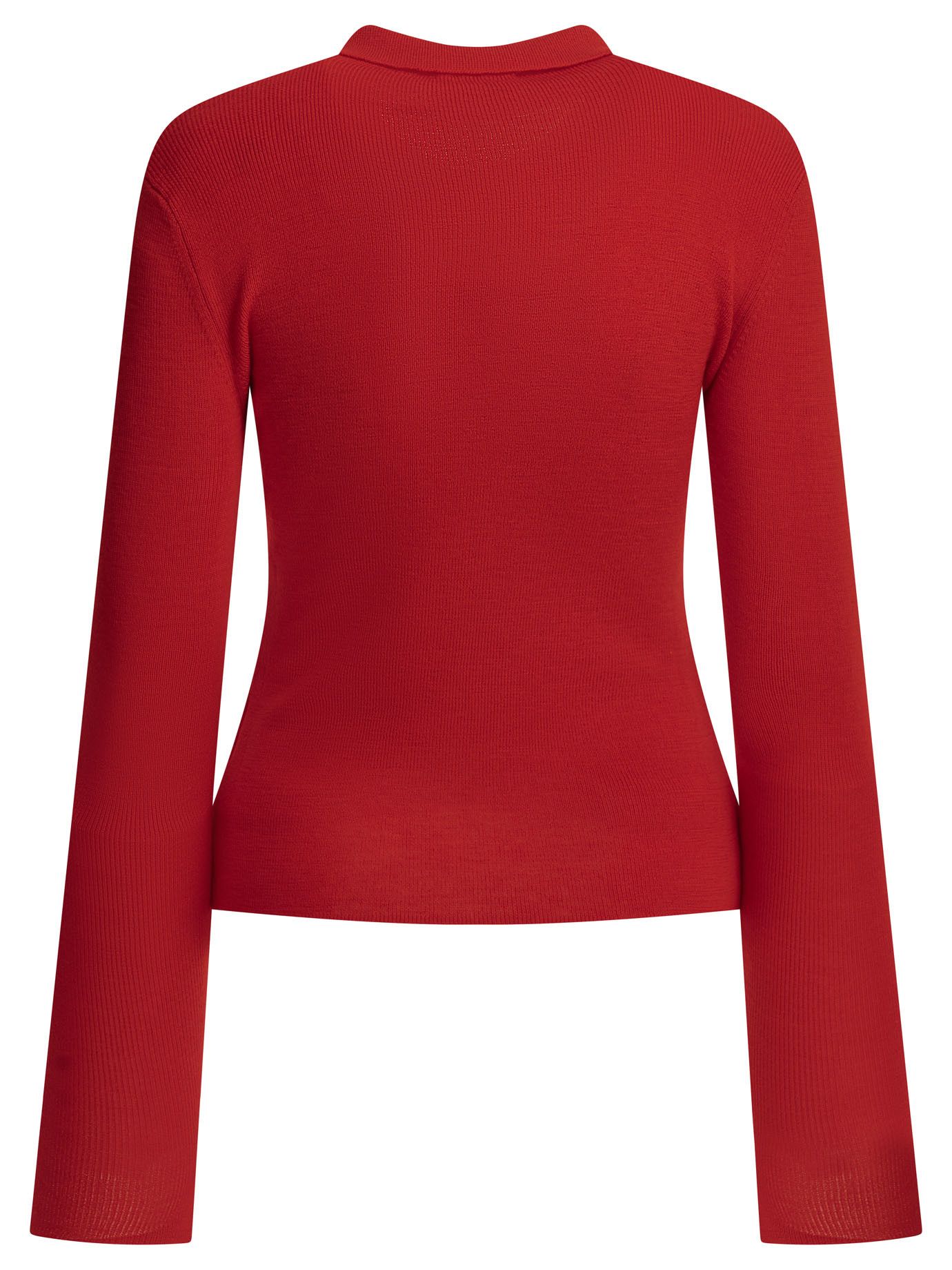 Ganni Ganni Merino Wool Polo Sweater tag size XS Women - USA Duties Paid Size XS / US 0-2 / IT 36-38 - 2 Thumbnail