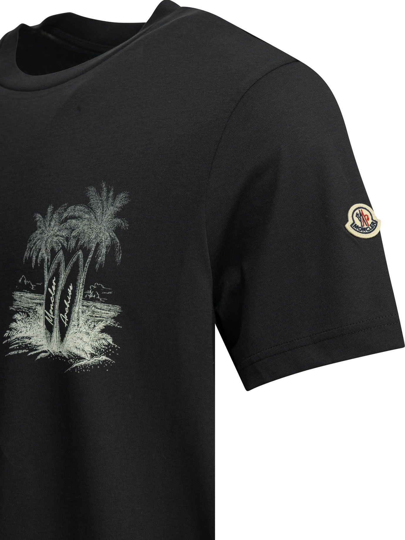 Moncler Moncler Crew-Neck T-Shirt With Logo tag size L Men - USA Duties Paid Size US L / EU 52-54 / 3 - 4 Thumbnail