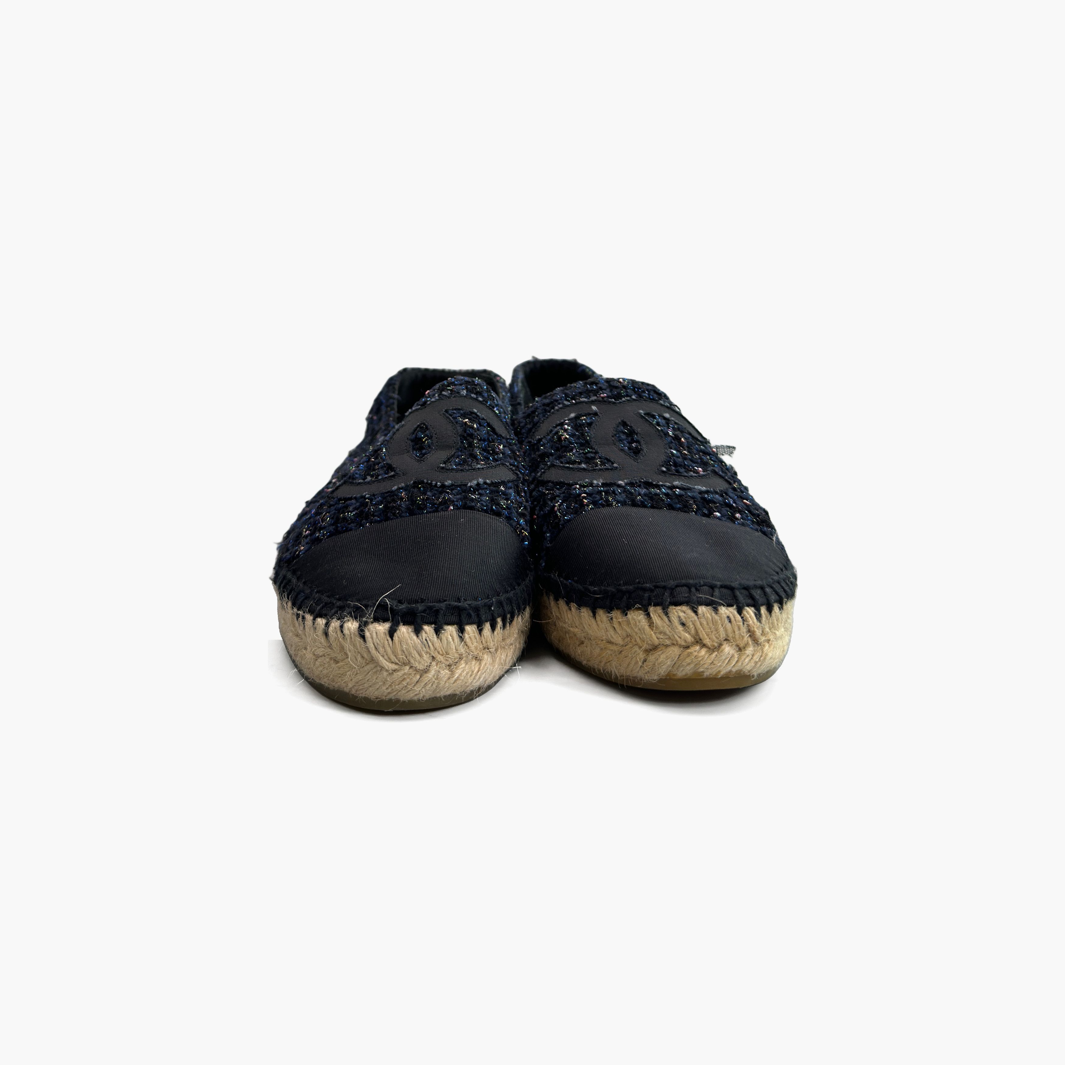 Chanel Chanel Tweed CC Logo Espadrilles Size 40 Size US 10 / IT 40 - 5 Thumbnail