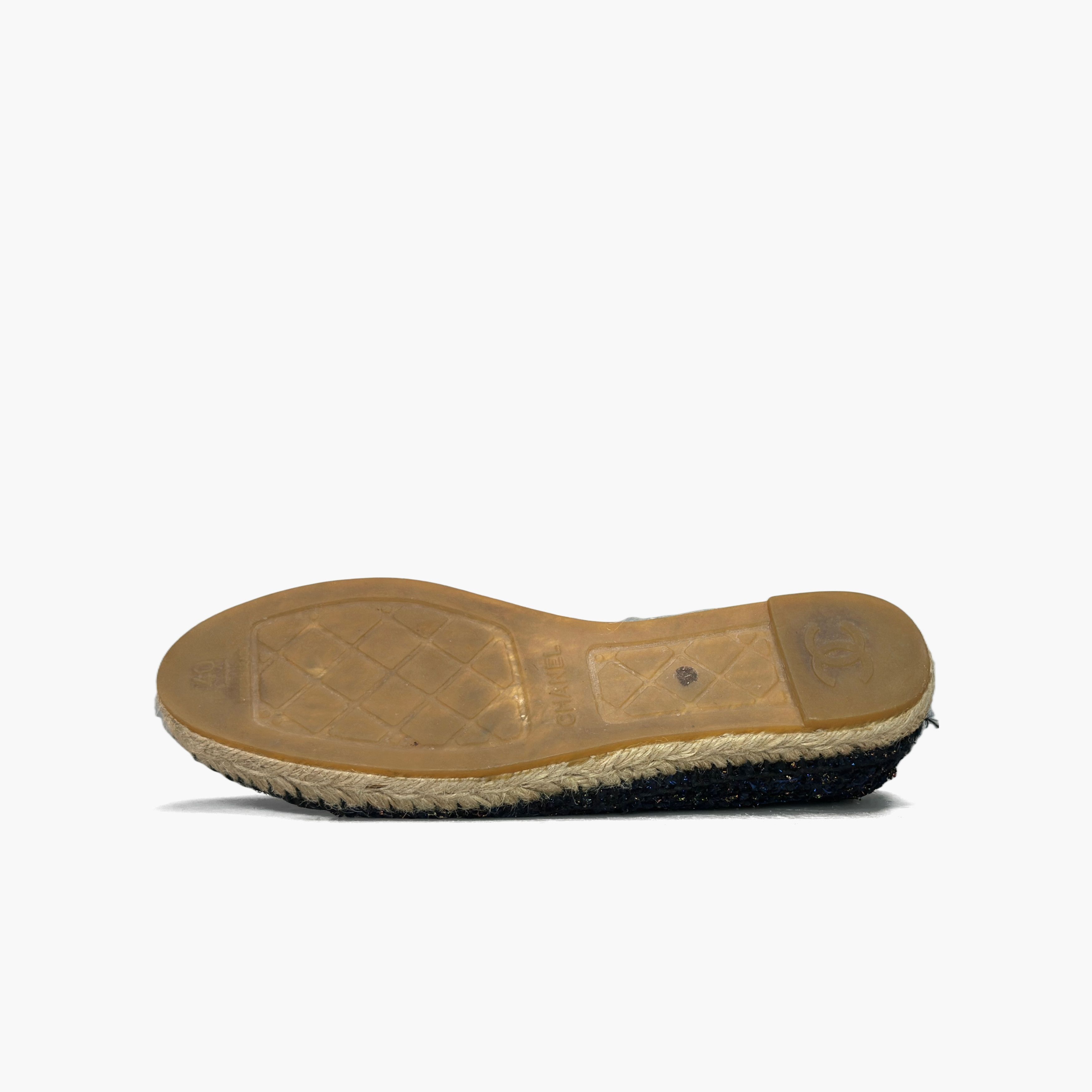 Chanel Chanel Tweed CC Logo Espadrilles Size 40 Size US 10 / IT 40 - 8 Thumbnail