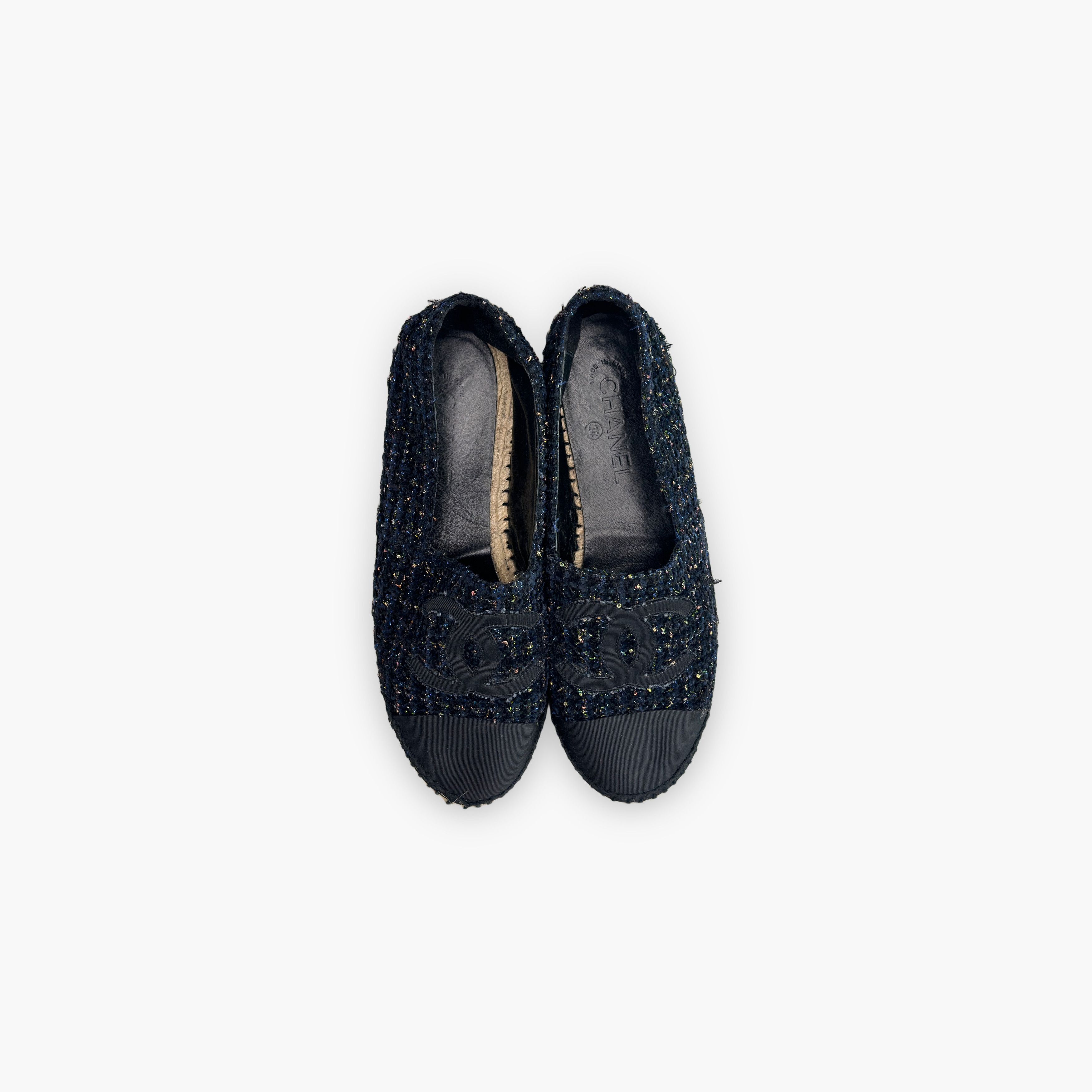 Chanel Chanel Tweed CC Logo Espadrilles Size 40 Size US 10 / IT 40 - 9 Thumbnail