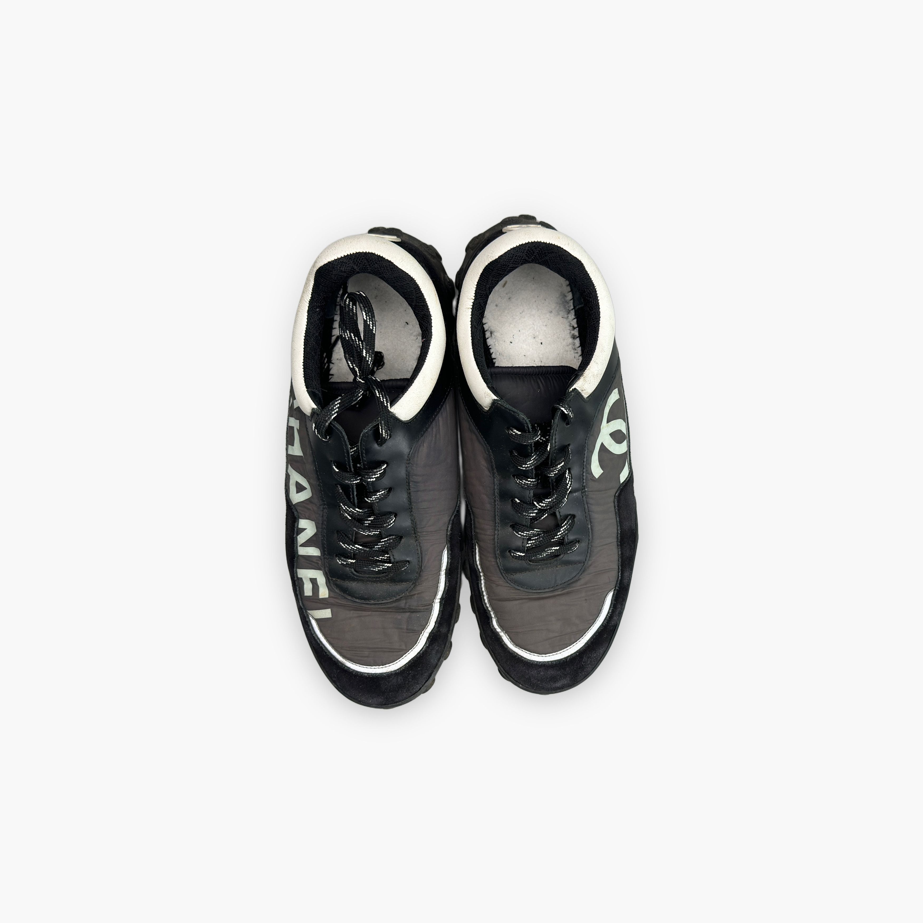 Chanel CHANEL Logo Low-Top Sneakers Size 42 Size US 12 / IT 42 - 9 Thumbnail