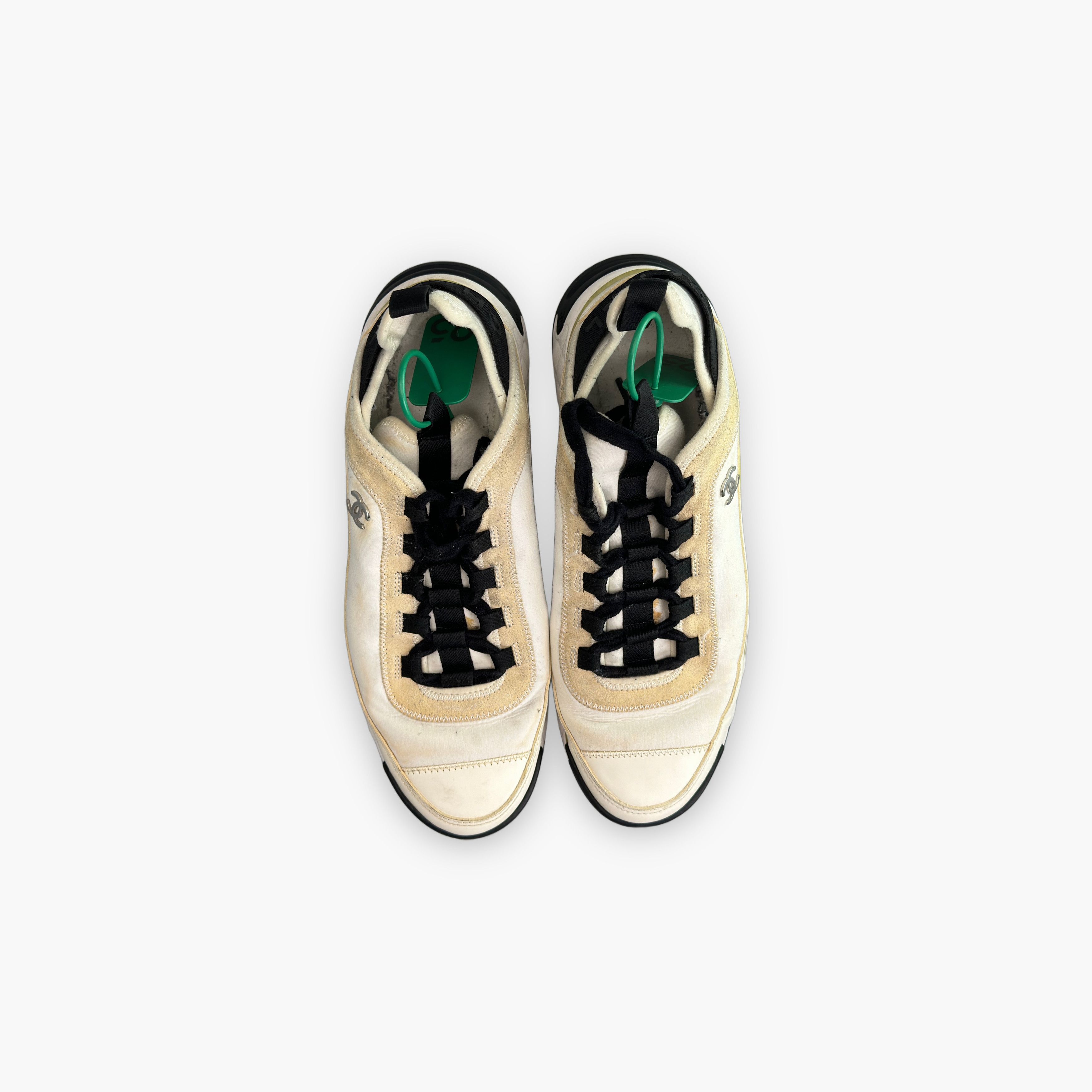 Chanel CHANEL CC Logo Low-Top Sneakers Size 41 Size US 11 / IT 41 - 9 Thumbnail