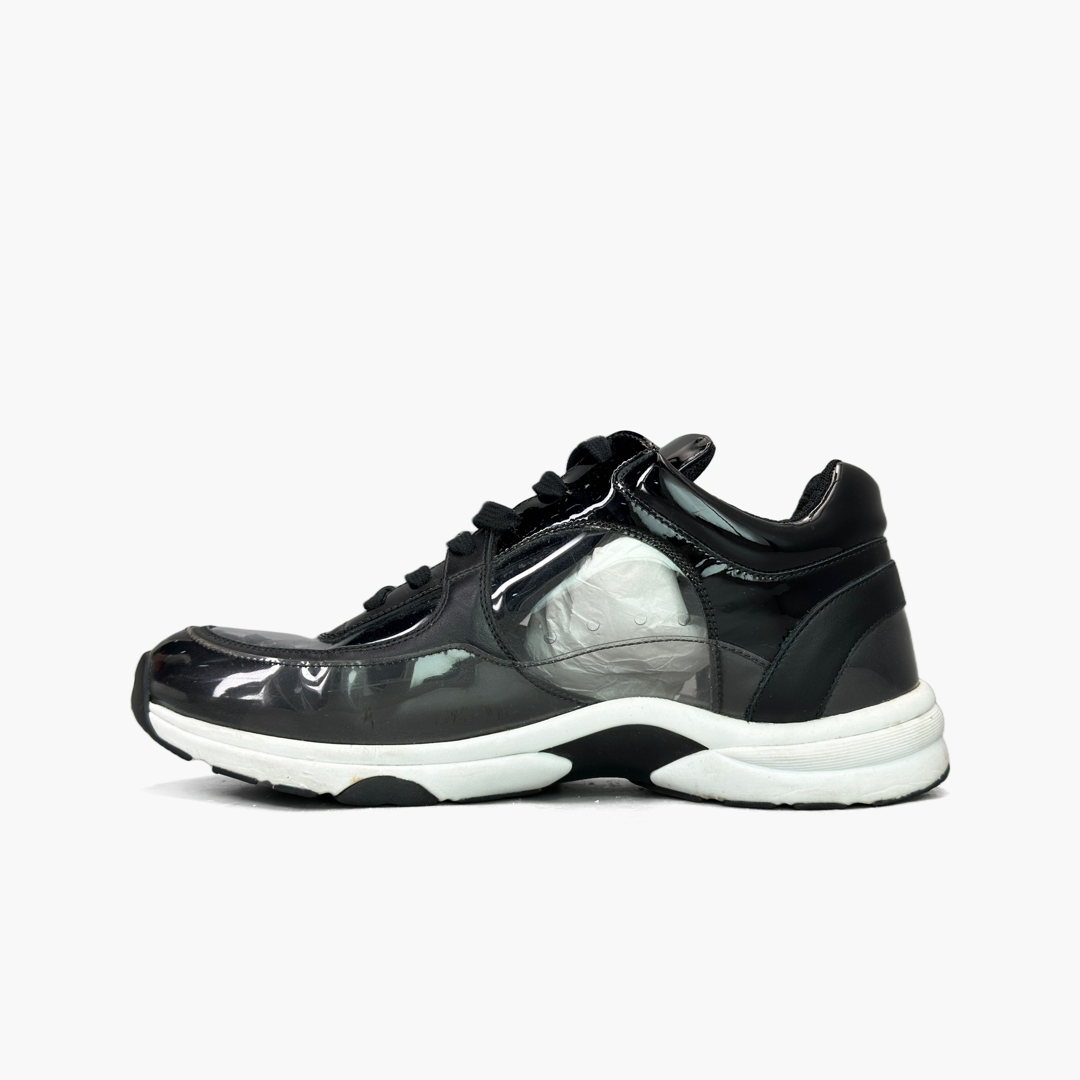 Chanel Chanel Black Low-Top Sneakers Size 42 Size US 12 / IT 42 - 3 Thumbnail