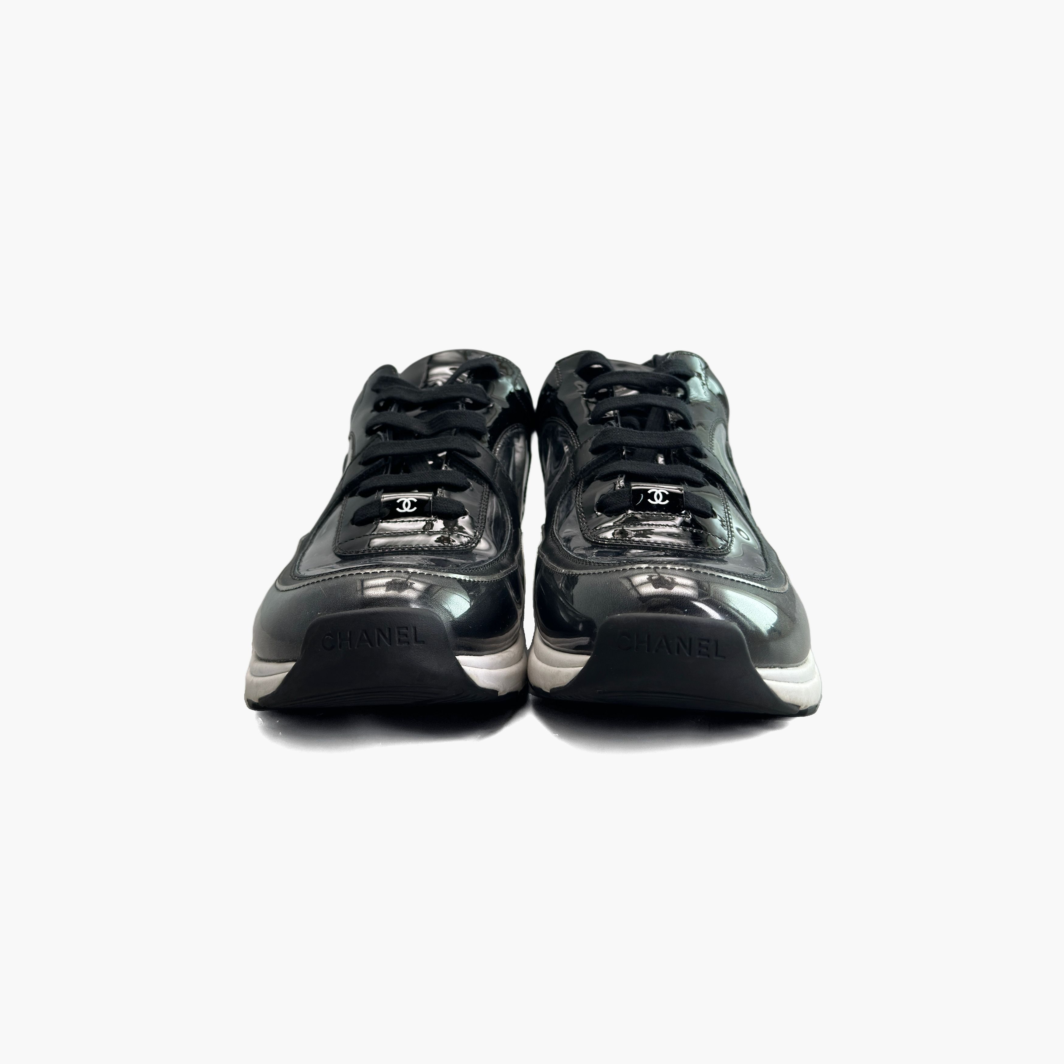 Chanel Chanel Black Low-Top Sneakers Size 42 Size US 12 / IT 42 - 5 Thumbnail