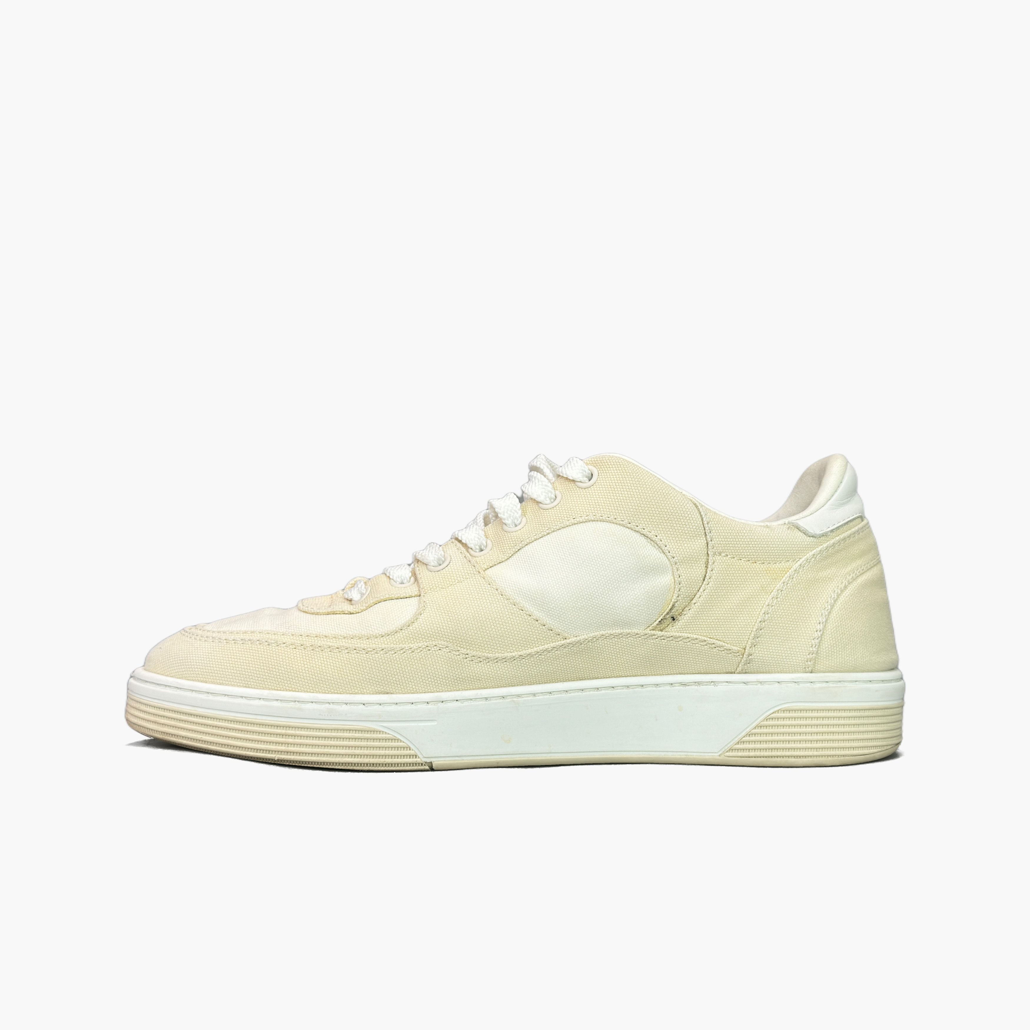 Chanel CHANEL Canvas CC Low-Top Sneakers US 10 Size US 10 / EU 43 - 3 Thumbnail