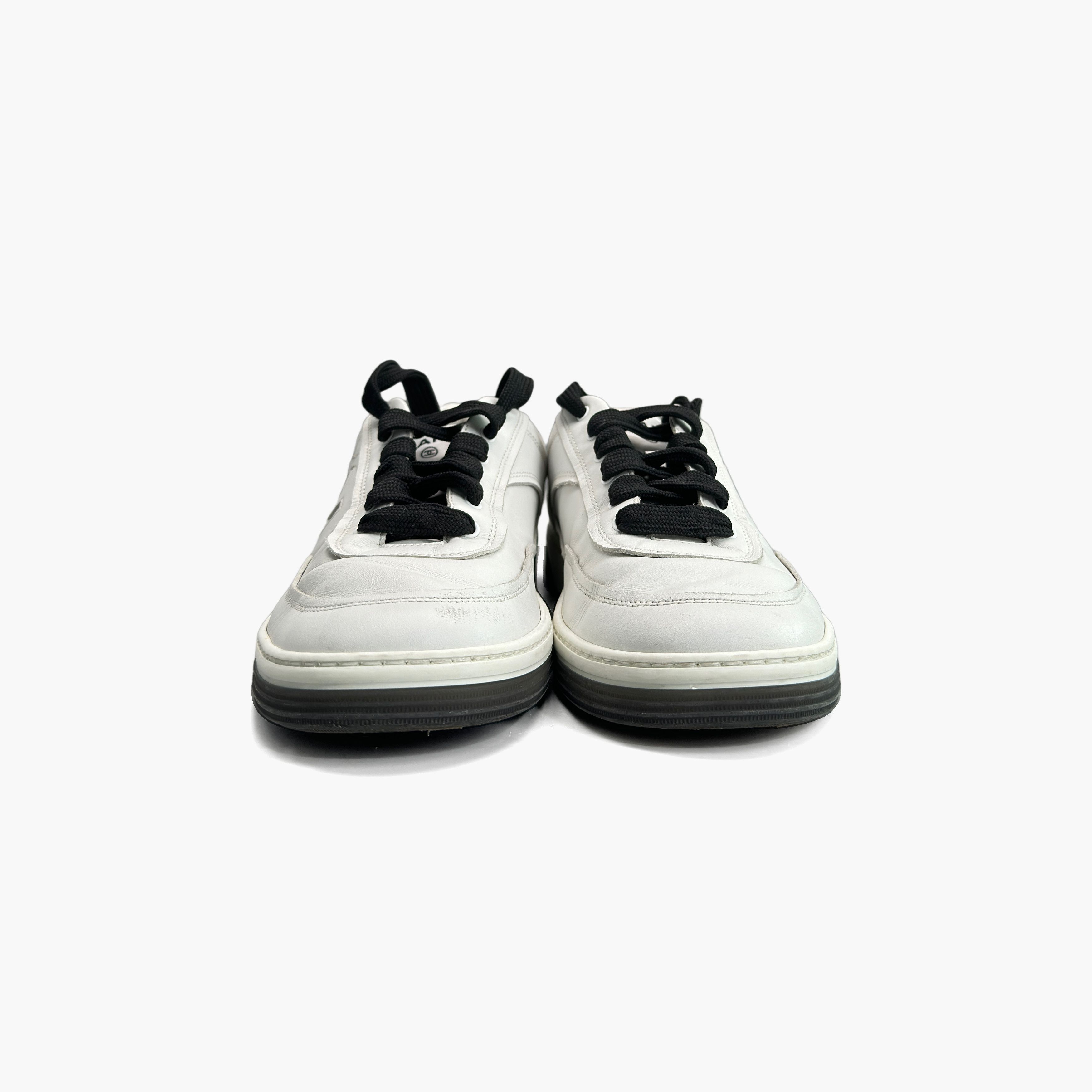 Chanel Chanel CC Logo Leather Low-Top Sneakers Size 40 Size US 10 / IT 40 - 5 Thumbnail