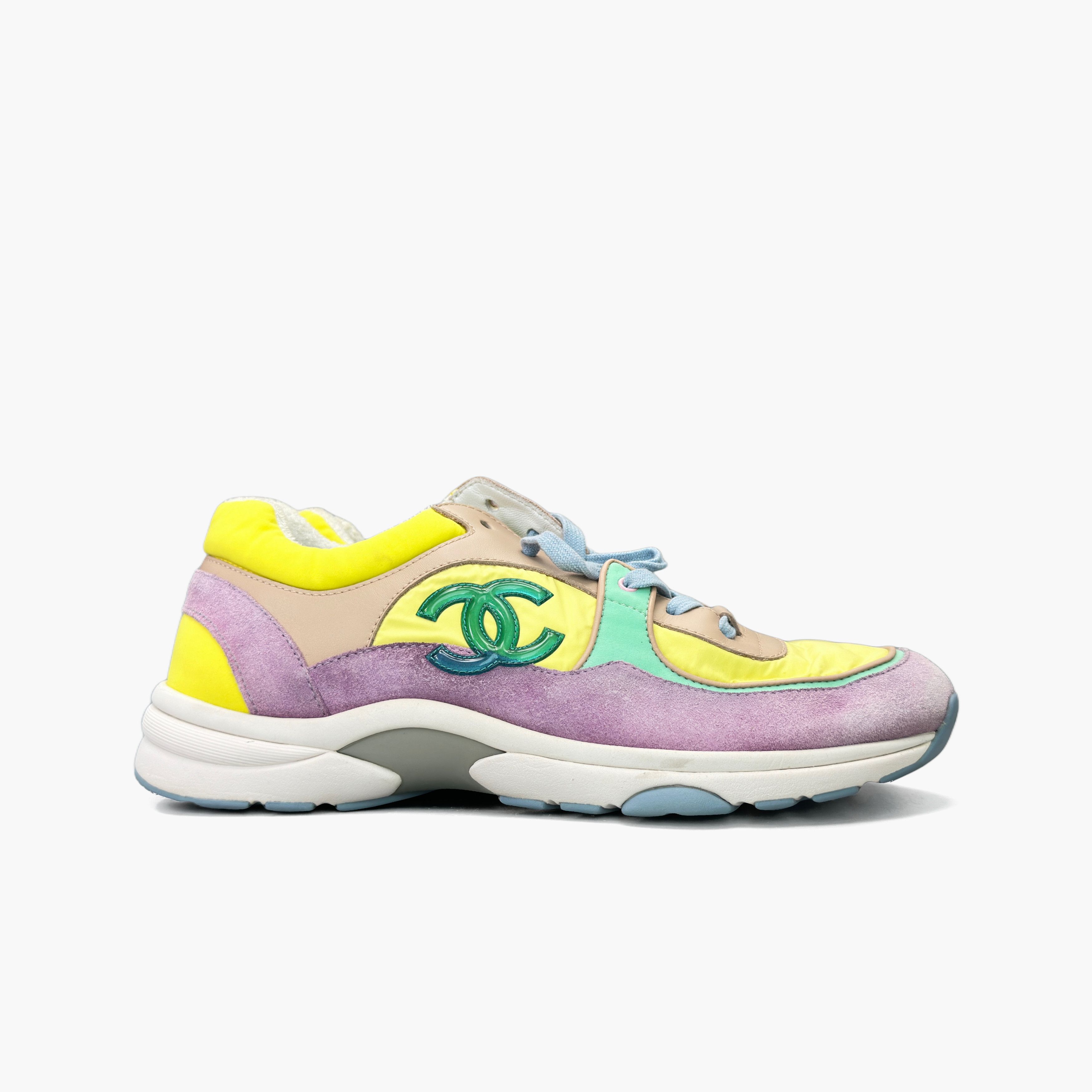 Chanel Chanel Multicolor Suede Sneakers Size 42 Size US 12 / IT 42 - 4 Thumbnail