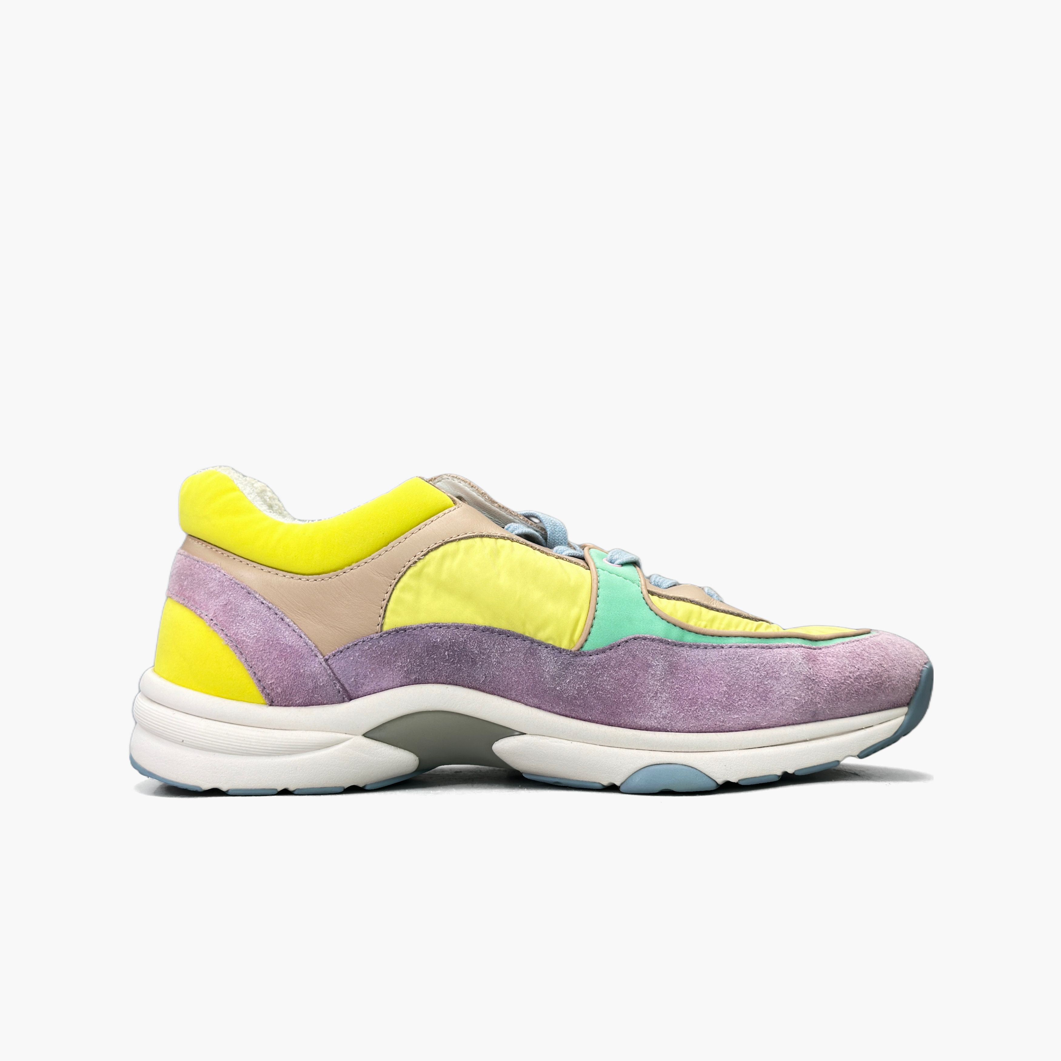 Chanel Chanel Multicolor Suede Sneakers Size 42 Size US 12 / IT 42 - 2 Thumbnail