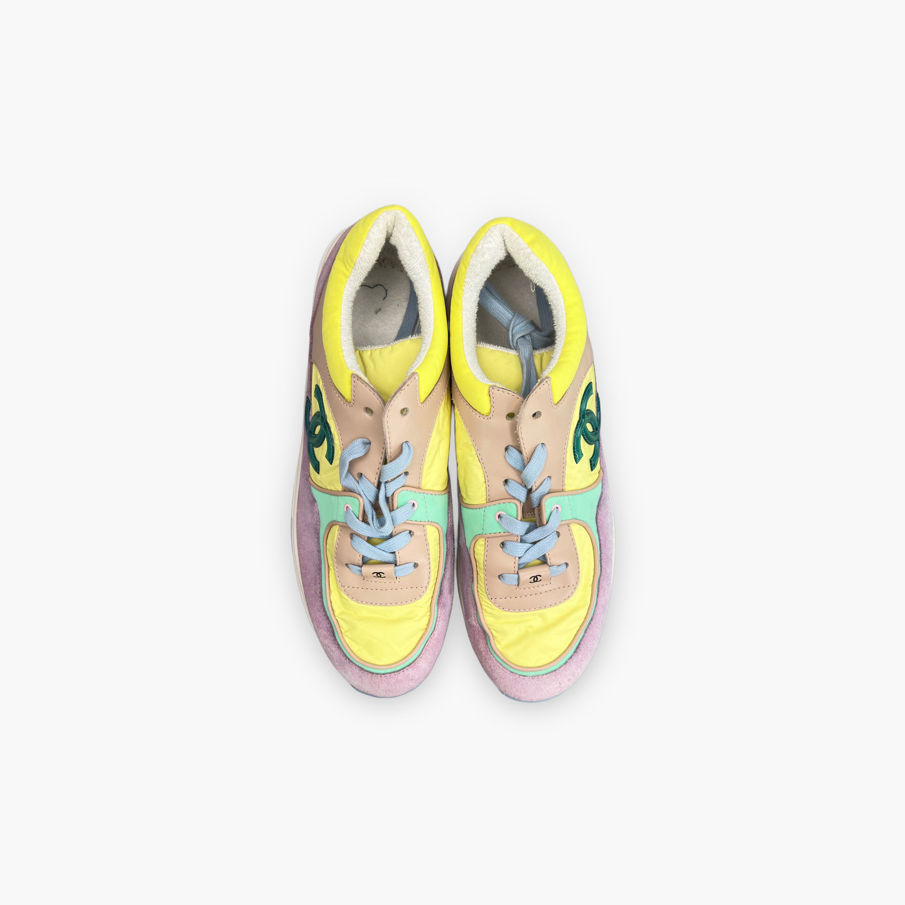 Chanel Chanel Multicolor Suede Sneakers Size 42 Size US 12 / IT 42 - 9 Thumbnail
