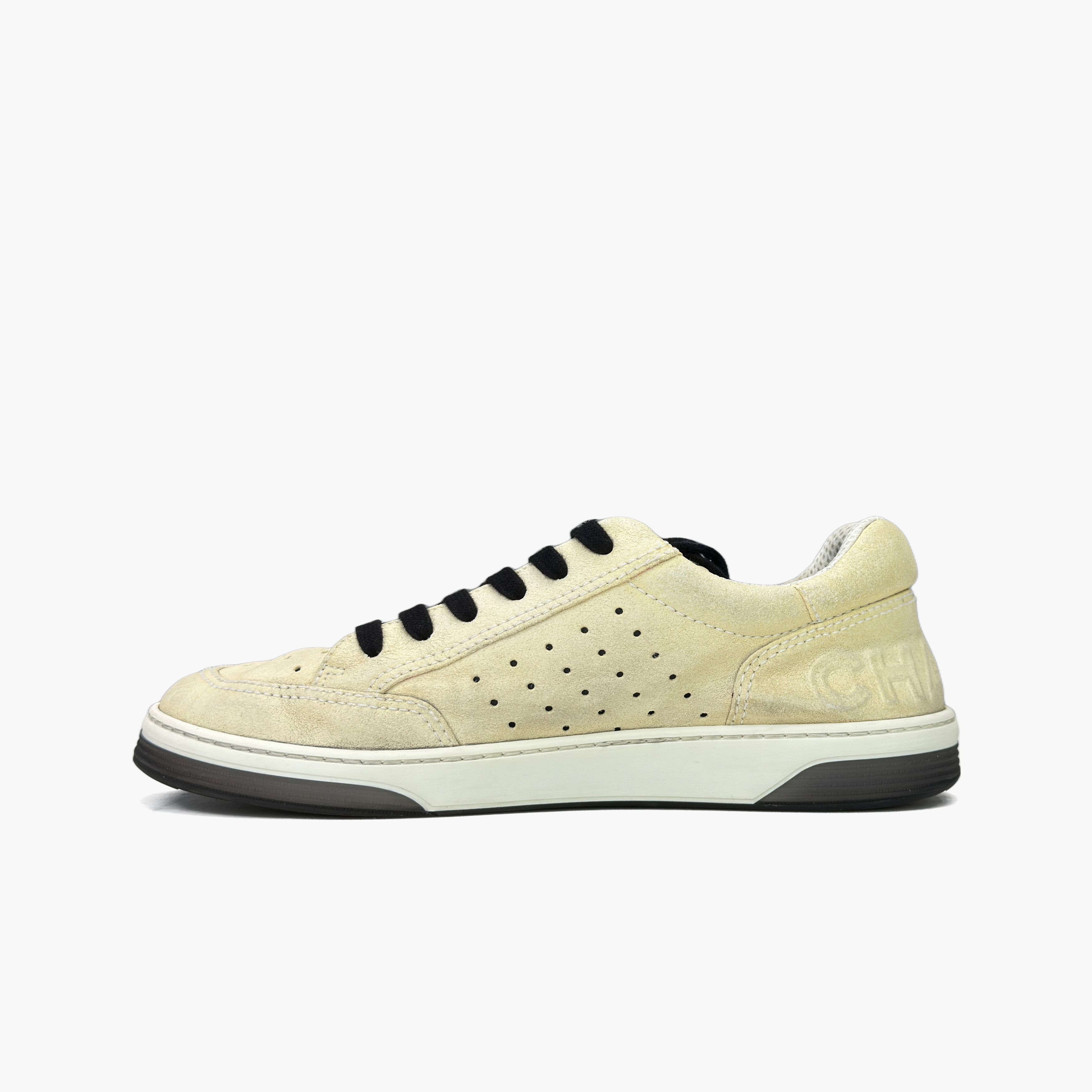 Chanel Chanel Suede Low-Top Sneakers Size 41 Size US 11 / IT 41 - 3 Thumbnail