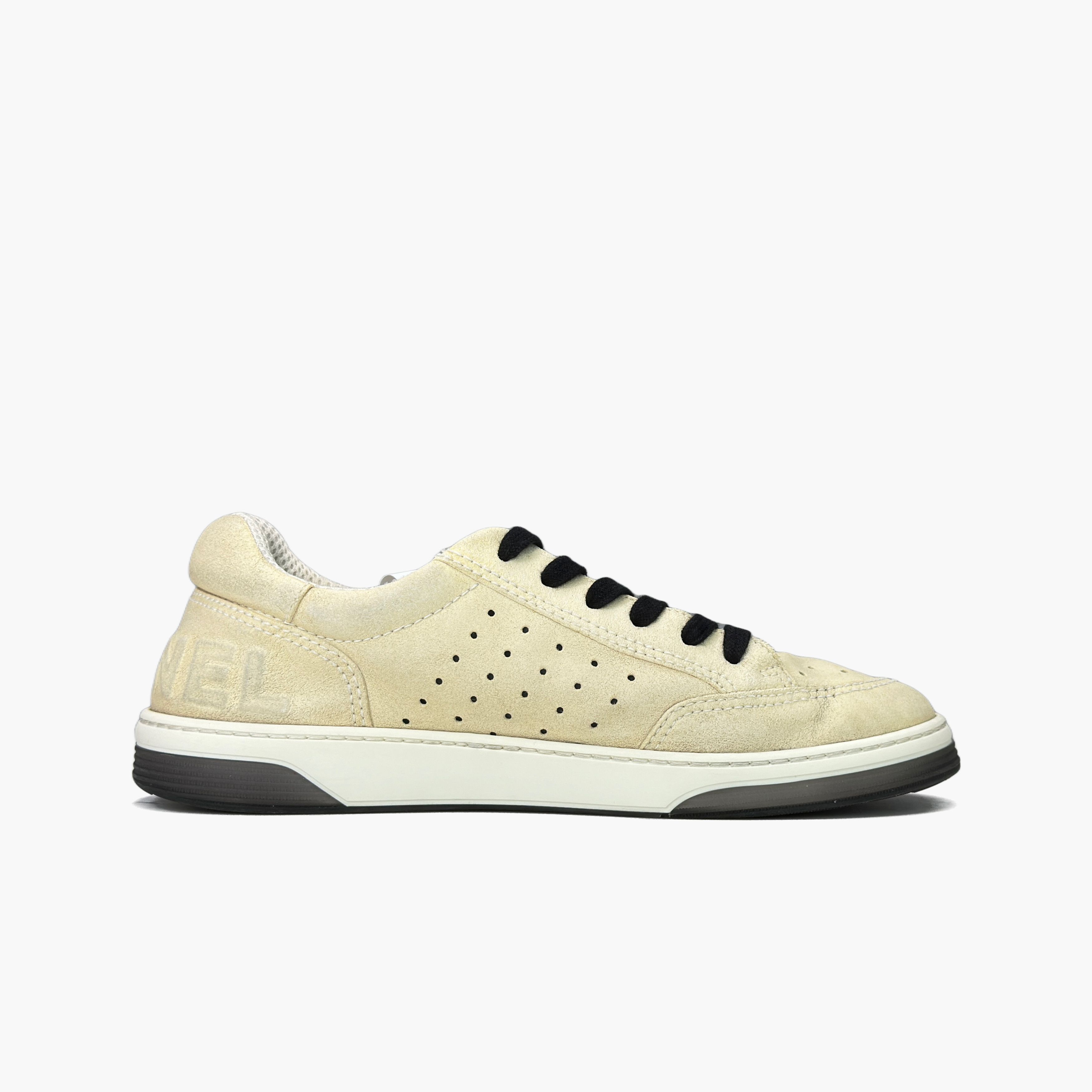 Chanel Chanel Suede Low-Top Sneakers Size 41 Size US 11 / IT 41 - 2 Thumbnail