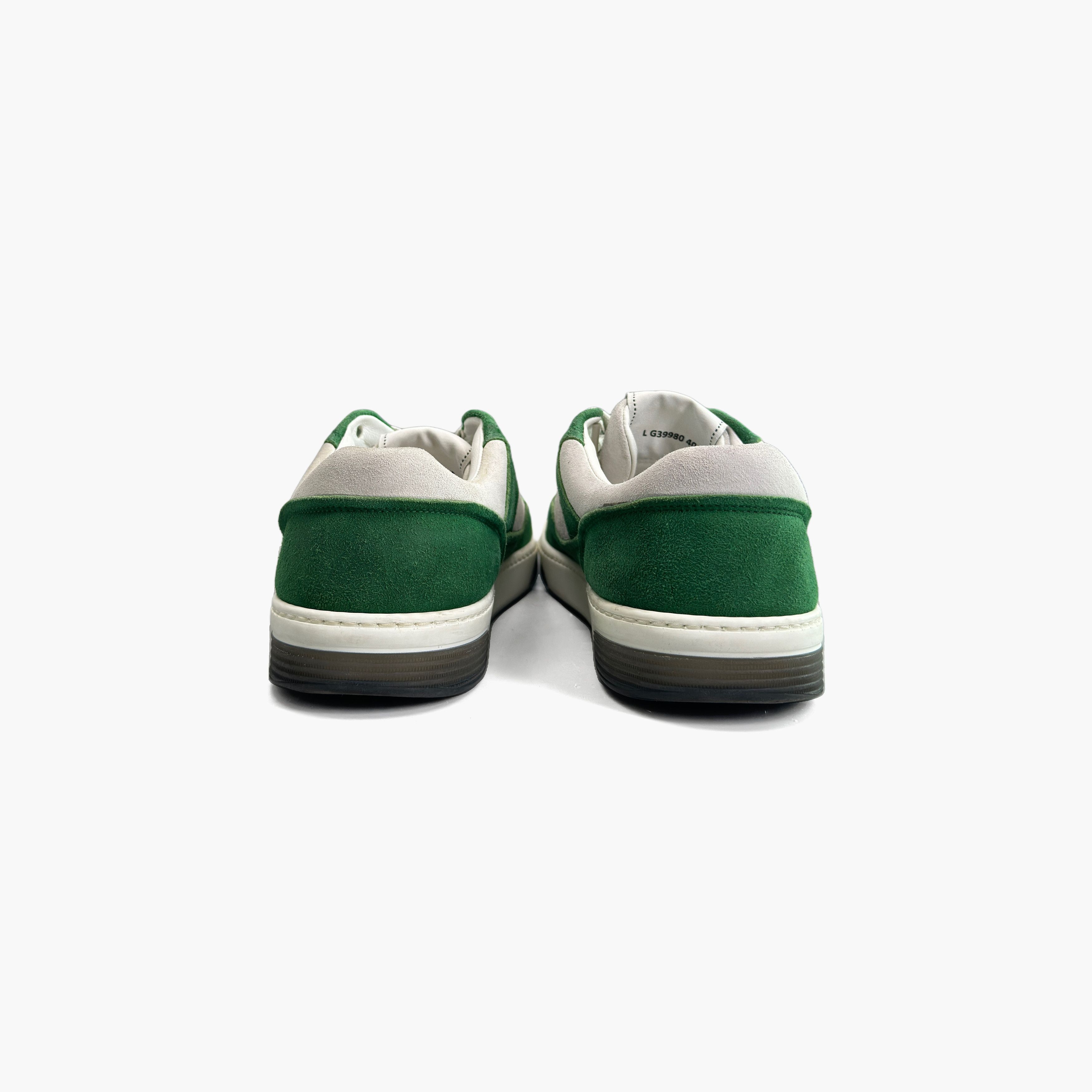 Chanel CHANEL Green Leather Low-Top Sneakers Size 40 Size US 7 / EU 40 - 6 Thumbnail
