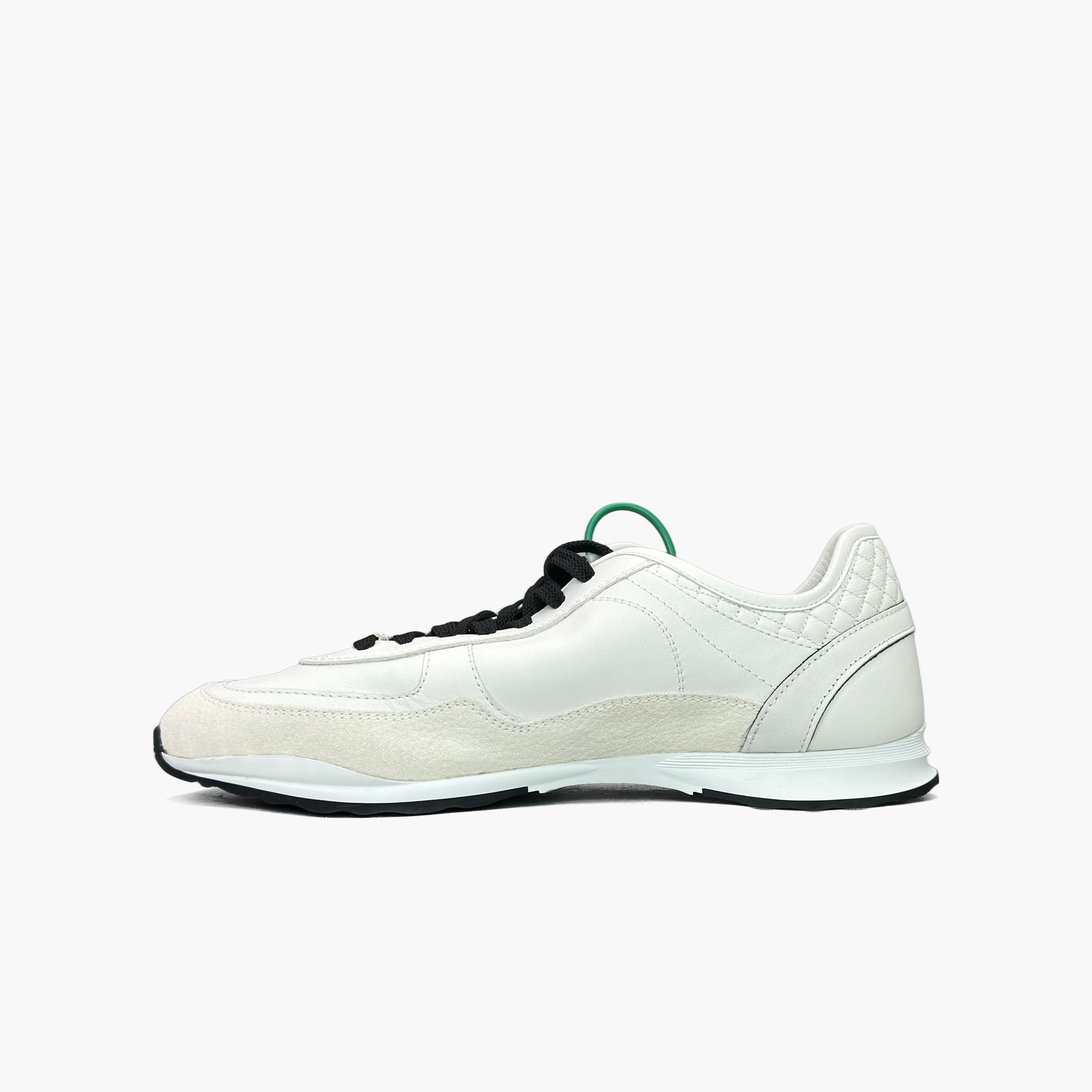 Chanel Chanel White Leather CC Low-Top Sneakers Size 40 Size US 10 / IT 40 - 3 Thumbnail