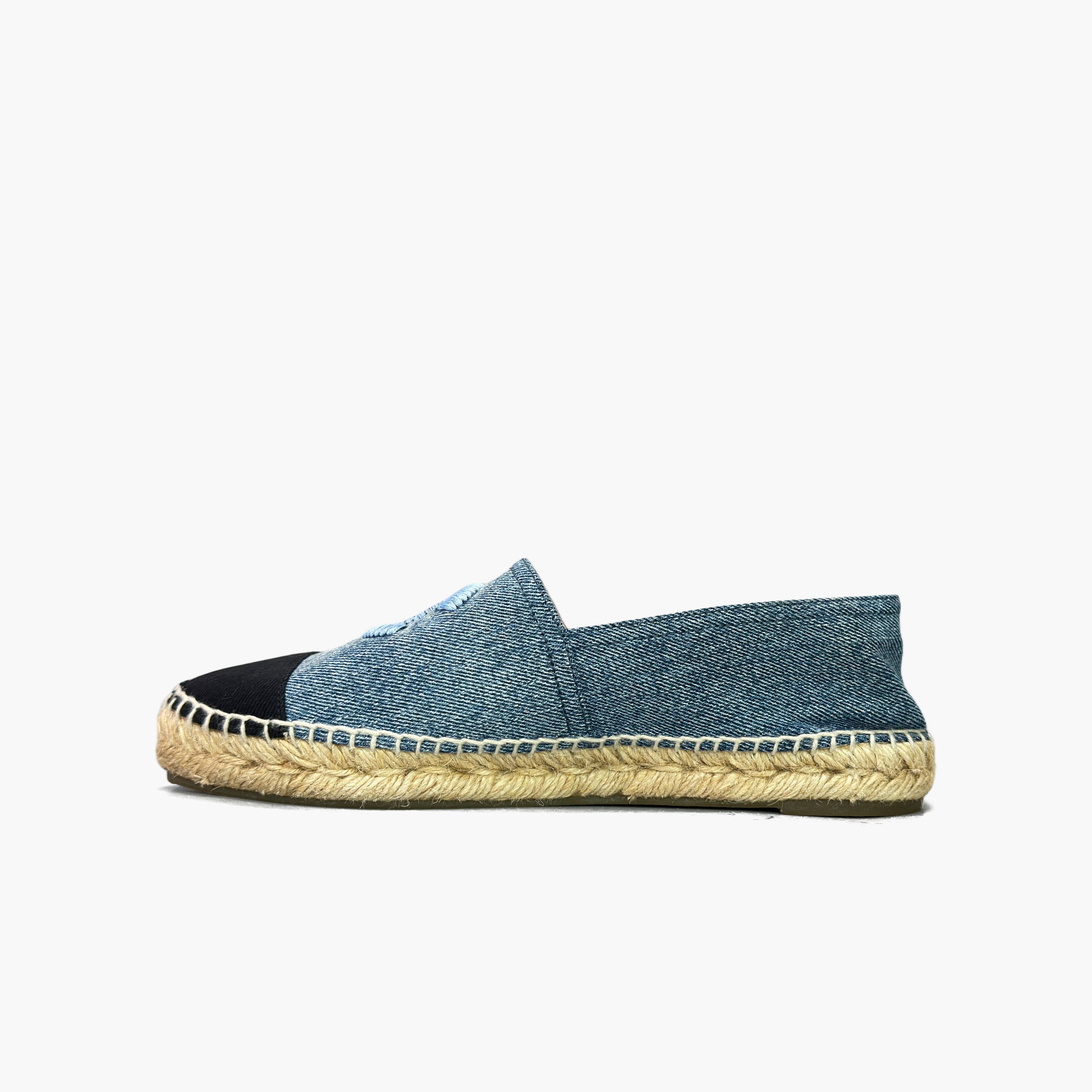 Chanel Chanel Denim CC Logo Espadrilles Size 39 Size US 9 / IT 39 - 3 Thumbnail