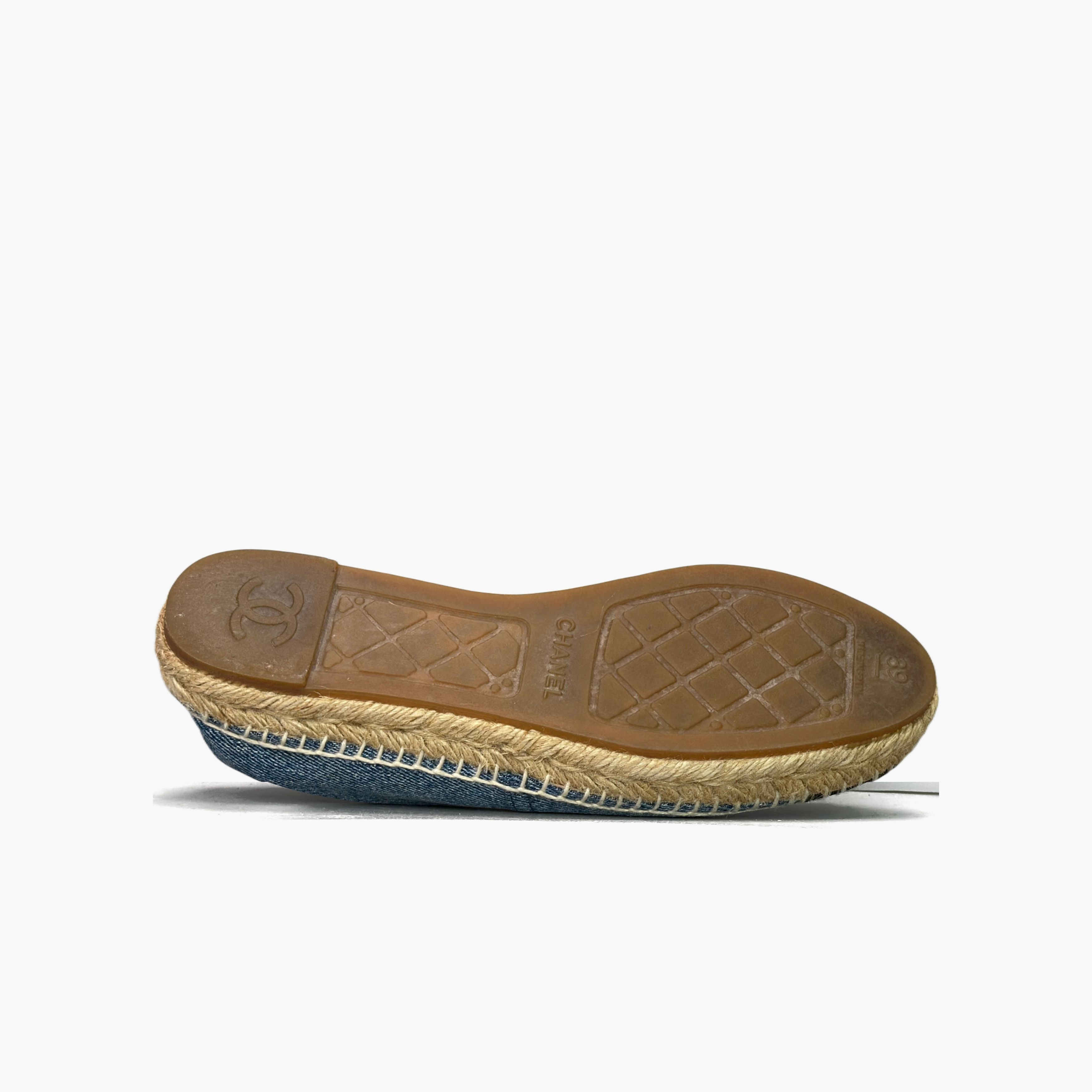 Chanel Chanel Denim CC Logo Espadrilles Size 39 Size US 9 / IT 39 - 7 Thumbnail