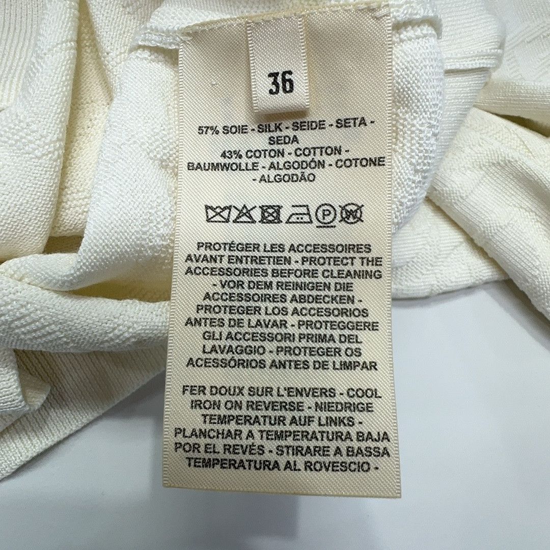 Hermes Hermès Silk Blend Jacquard Cardigan Size 36 Size XS / US 0-2 / IT 36-38 - 4 Thumbnail