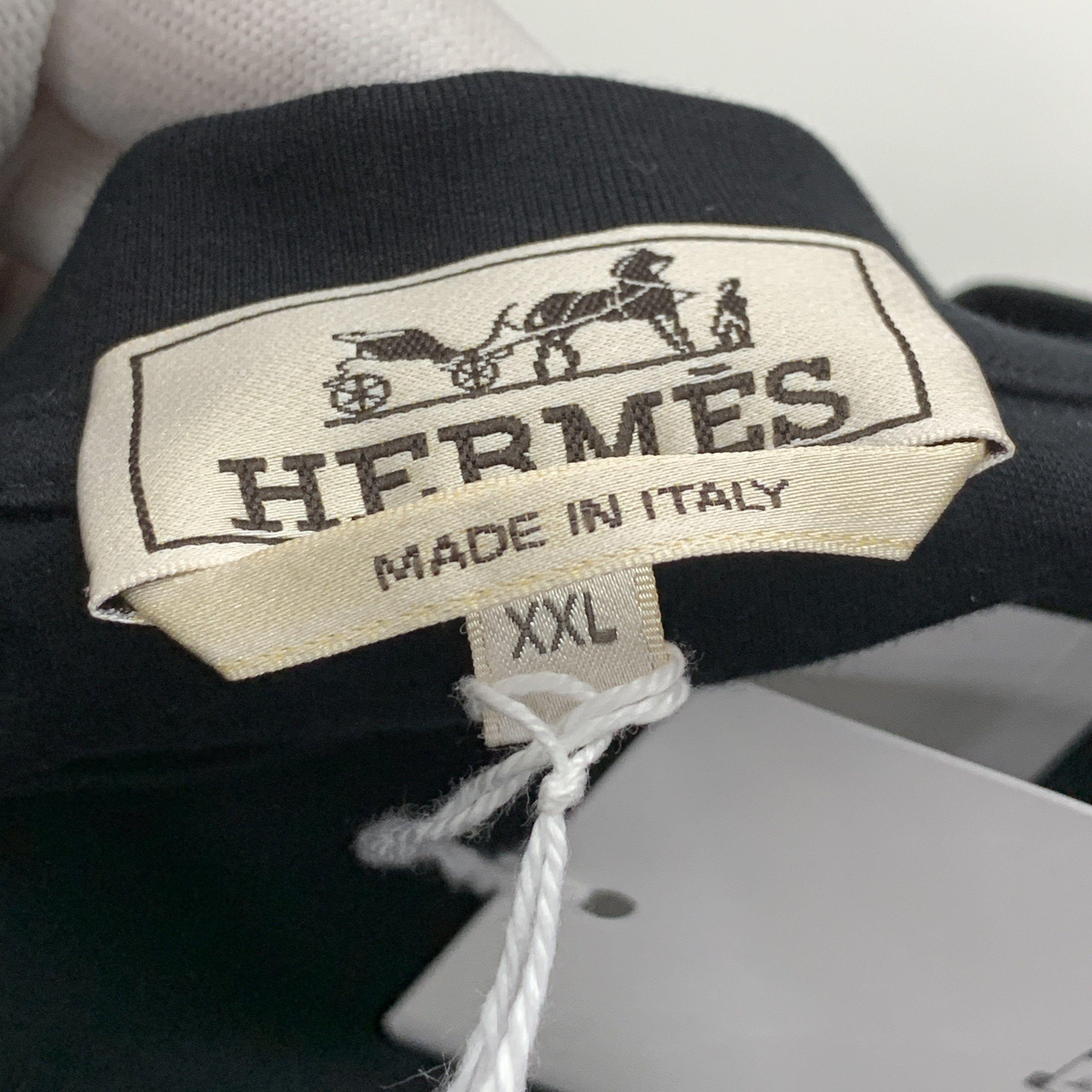 Hermes Hermès Leather Patch T-Shirt XXL Size US XXL / EU 58 / 5 - 3 Thumbnail