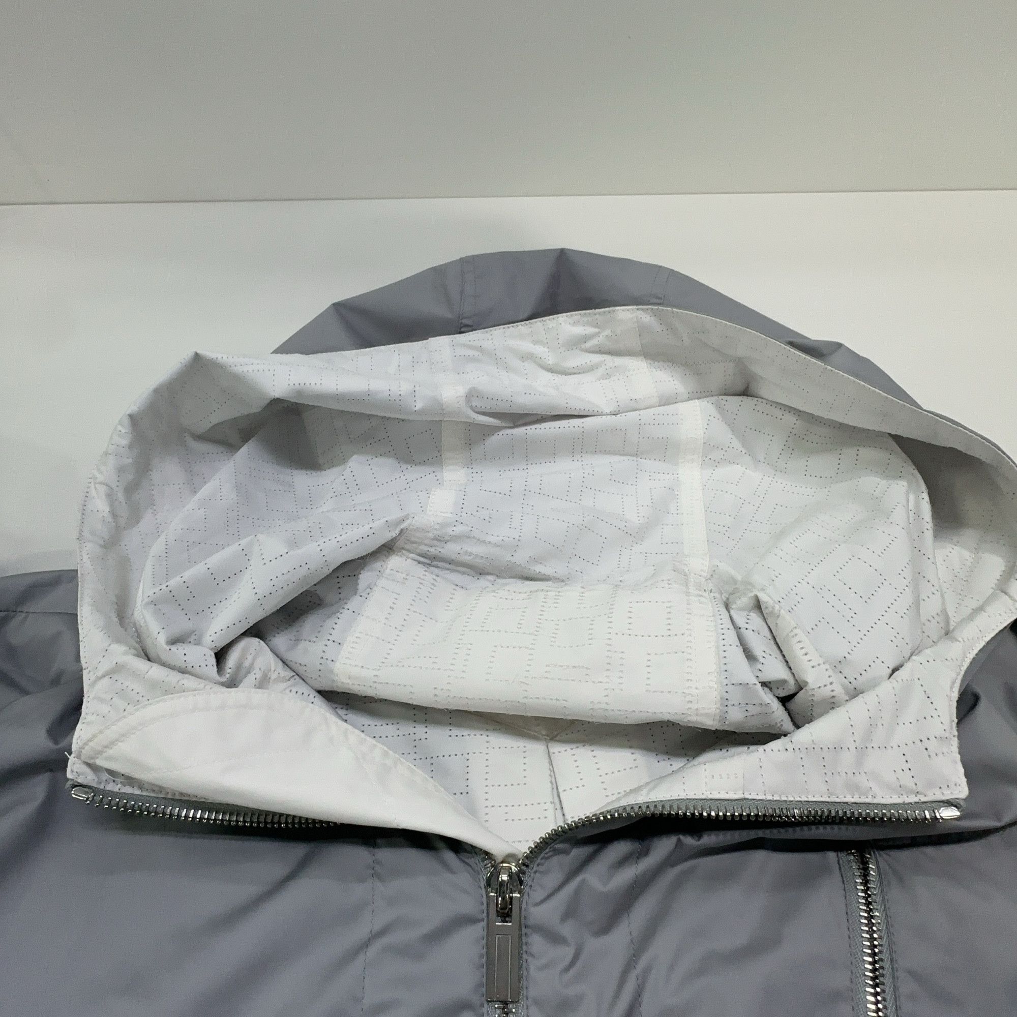 Hermes Hermes Hooded Light Jacket Grey Size 50 Size US M / EU 48-50 / 2 - 6 Thumbnail