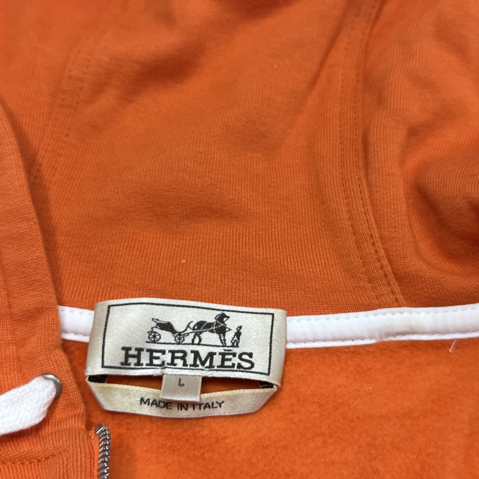 Hermes Hermès Zip Up Hoodie Size L Size US L / EU 52-54 / 3 - 5 Thumbnail