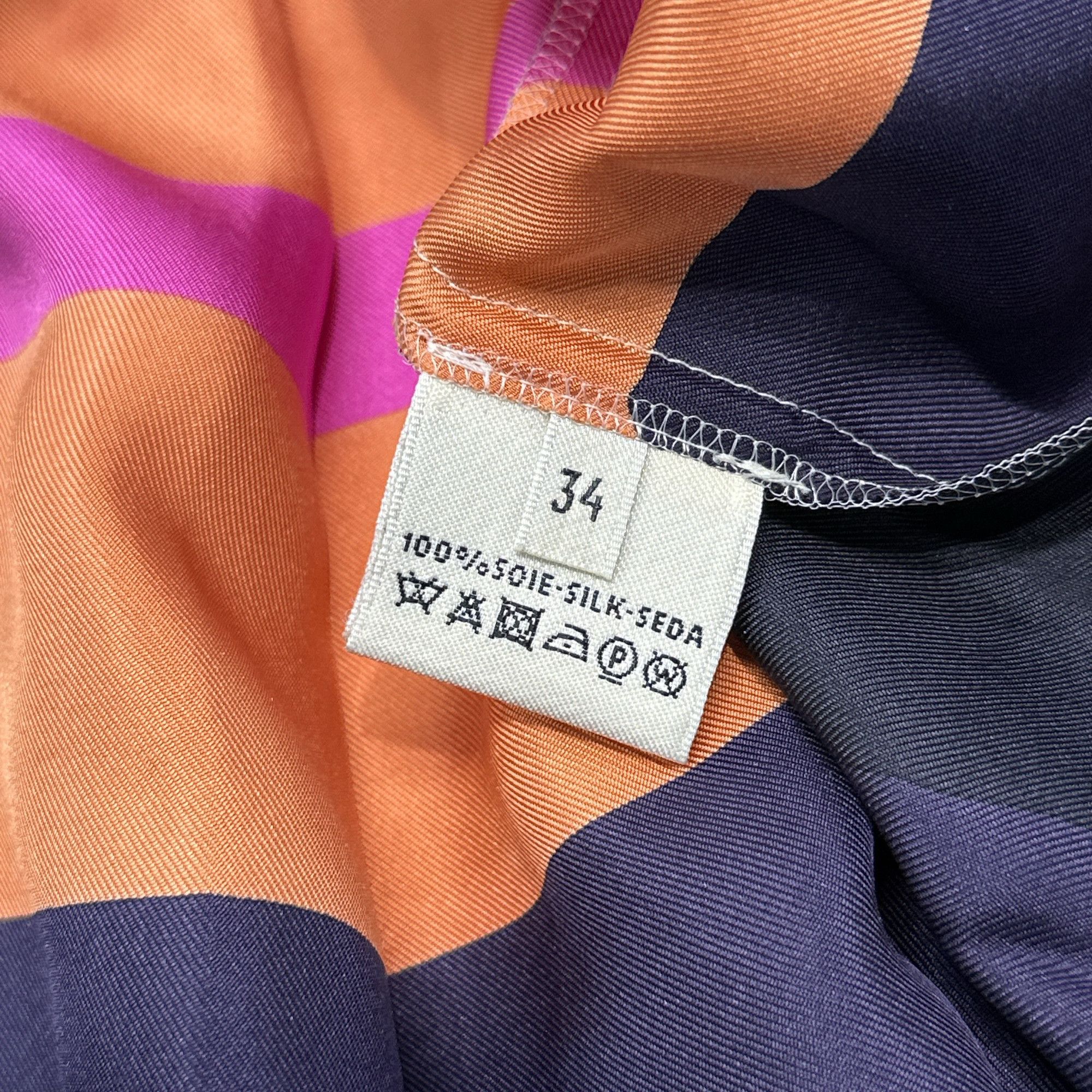 Hermes Hermes Geometric Print Dress Size 34 Size XS / US 0-2 / IT 36-38 - 4 Thumbnail
