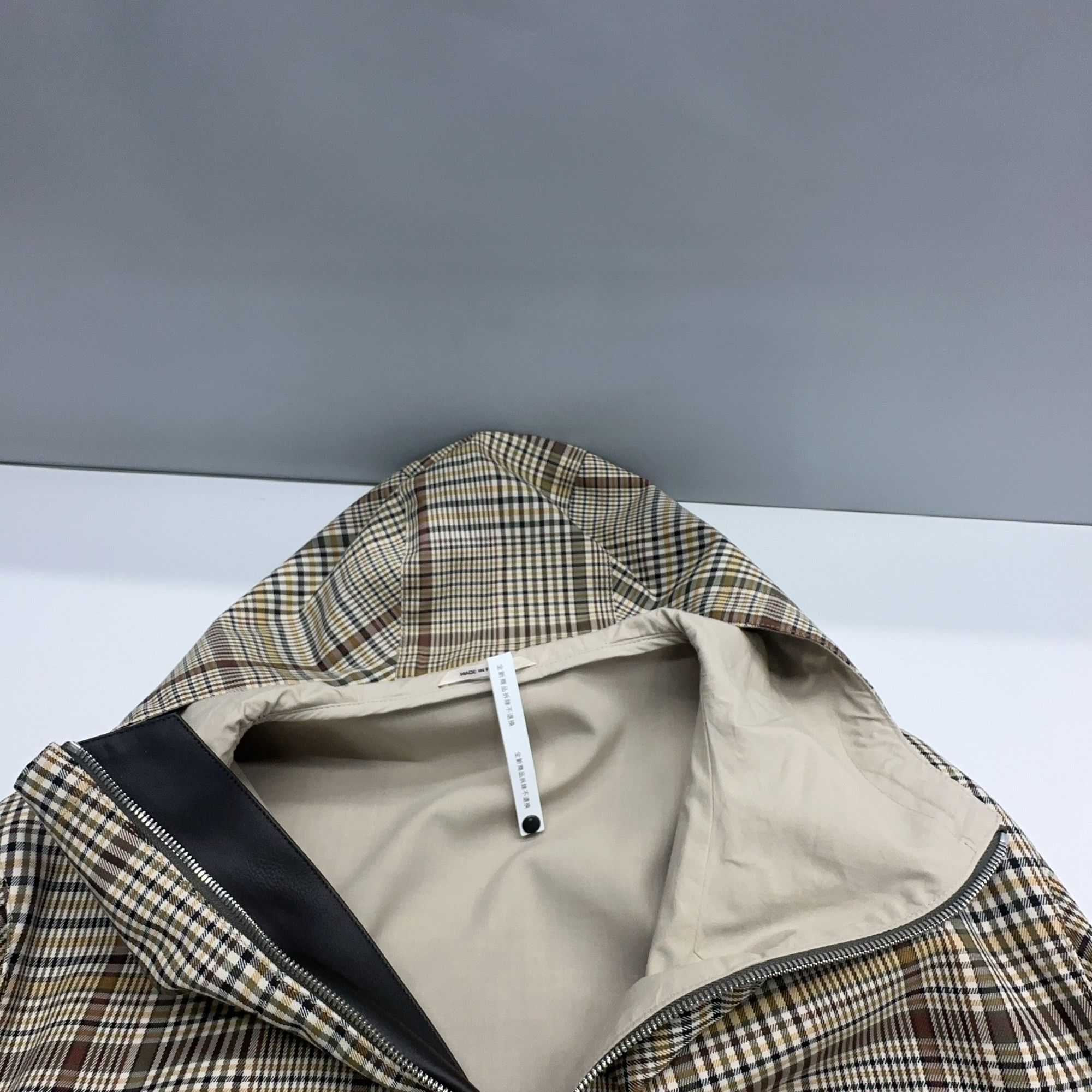 Hermes HERMES Plaid Hooded Jacket Size 46 Size US S / EU 44-46 / 1 - 7 Thumbnail