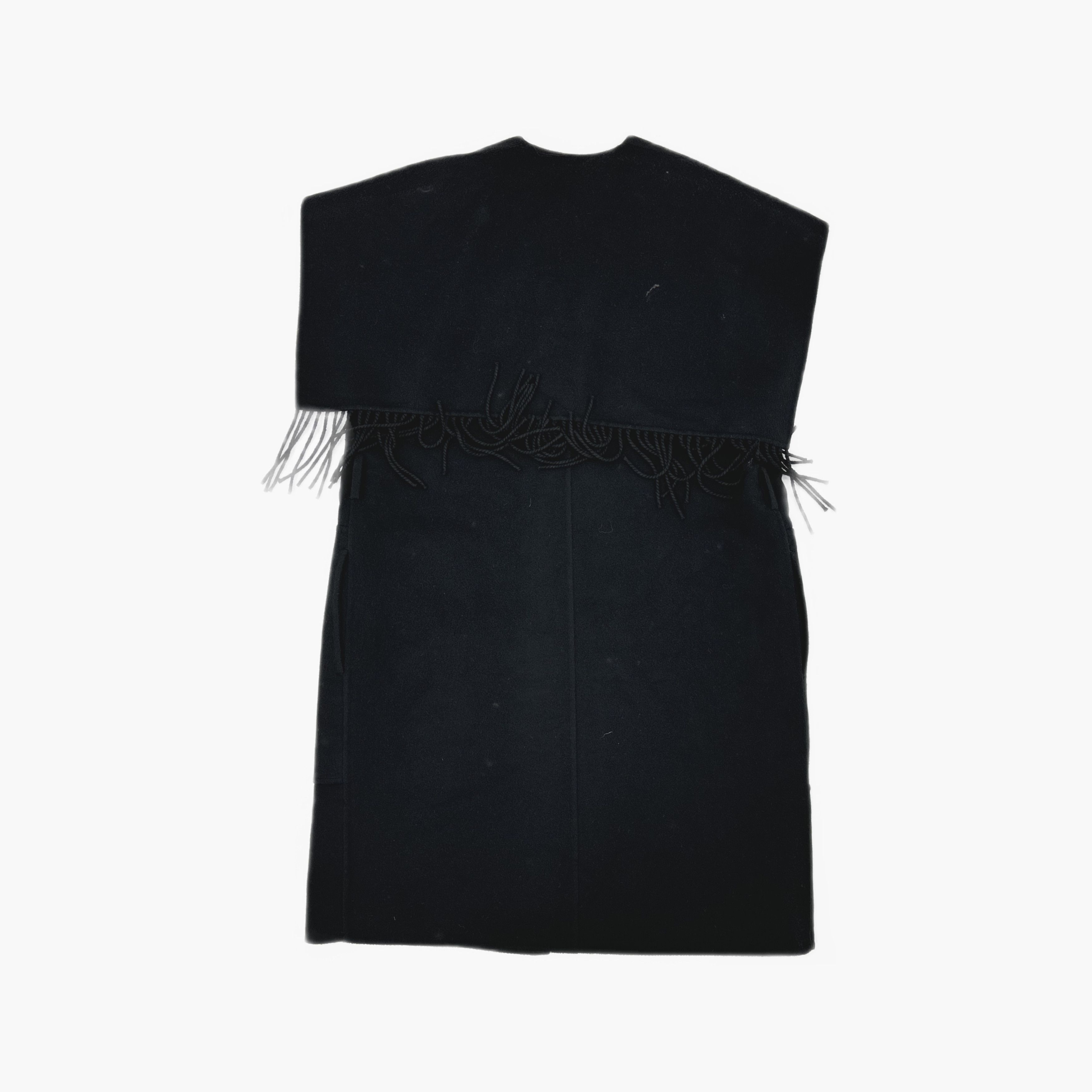 Hermes Hermès Cashmere Fringed Coat Size 36 Size XS / US 0-2 / IT 36-38 - 2 Thumbnail