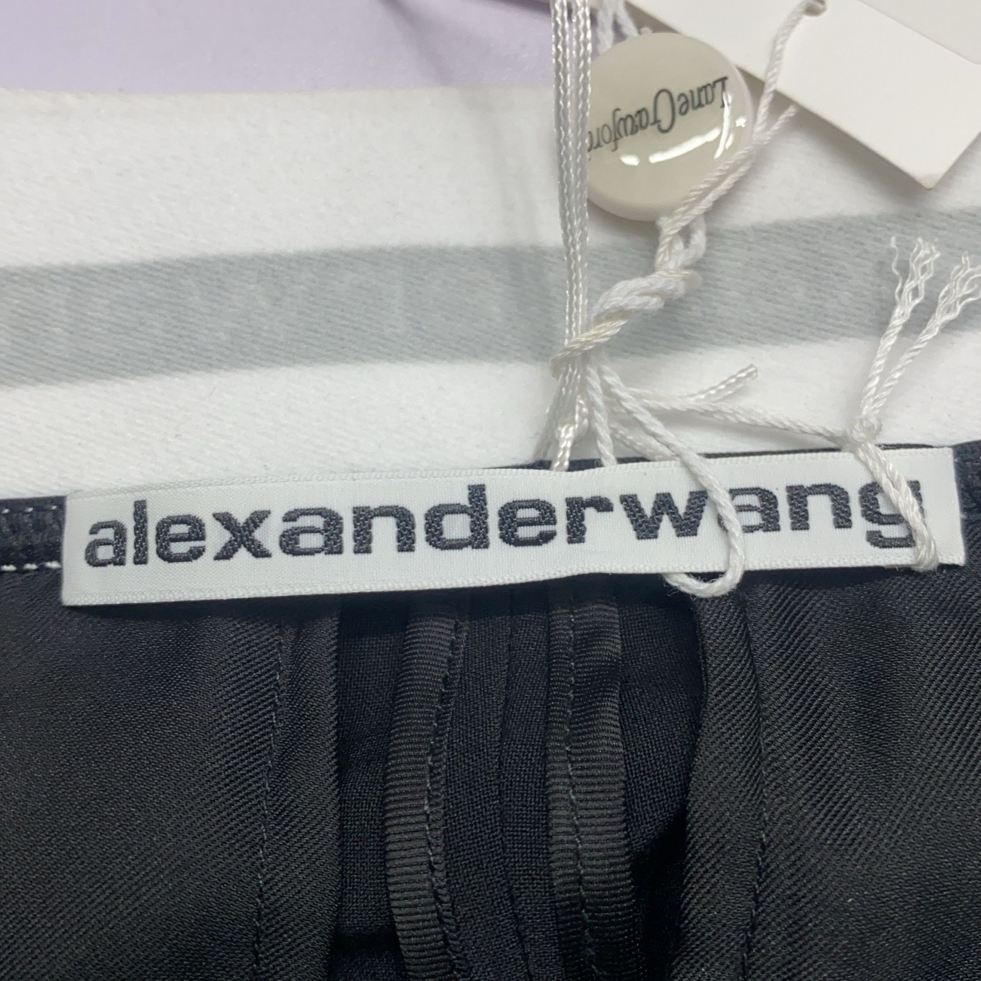 Alexander Wang Alexander Wang Logo Elastic Waist Shorts Size 2 Size 26" / US 2 / IT 38 - 3 Thumbnail