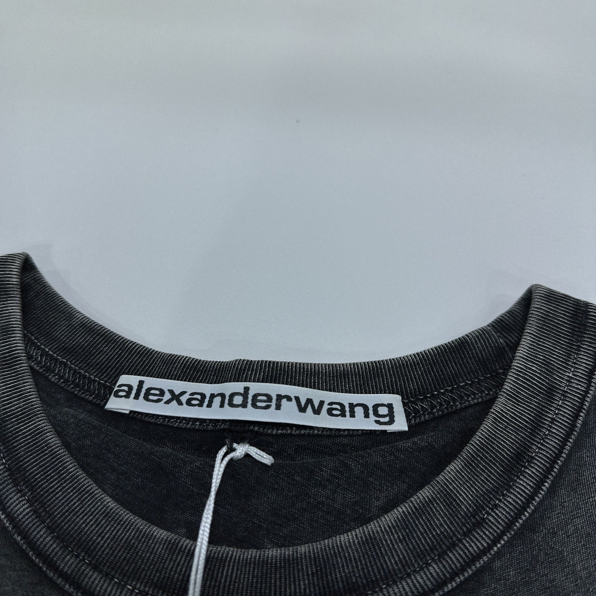Alexander Wang Alexander Wang Acid Wash Logo T-Shirt Size M Size M / US 6-8 / IT 42-44 - 3 Thumbnail