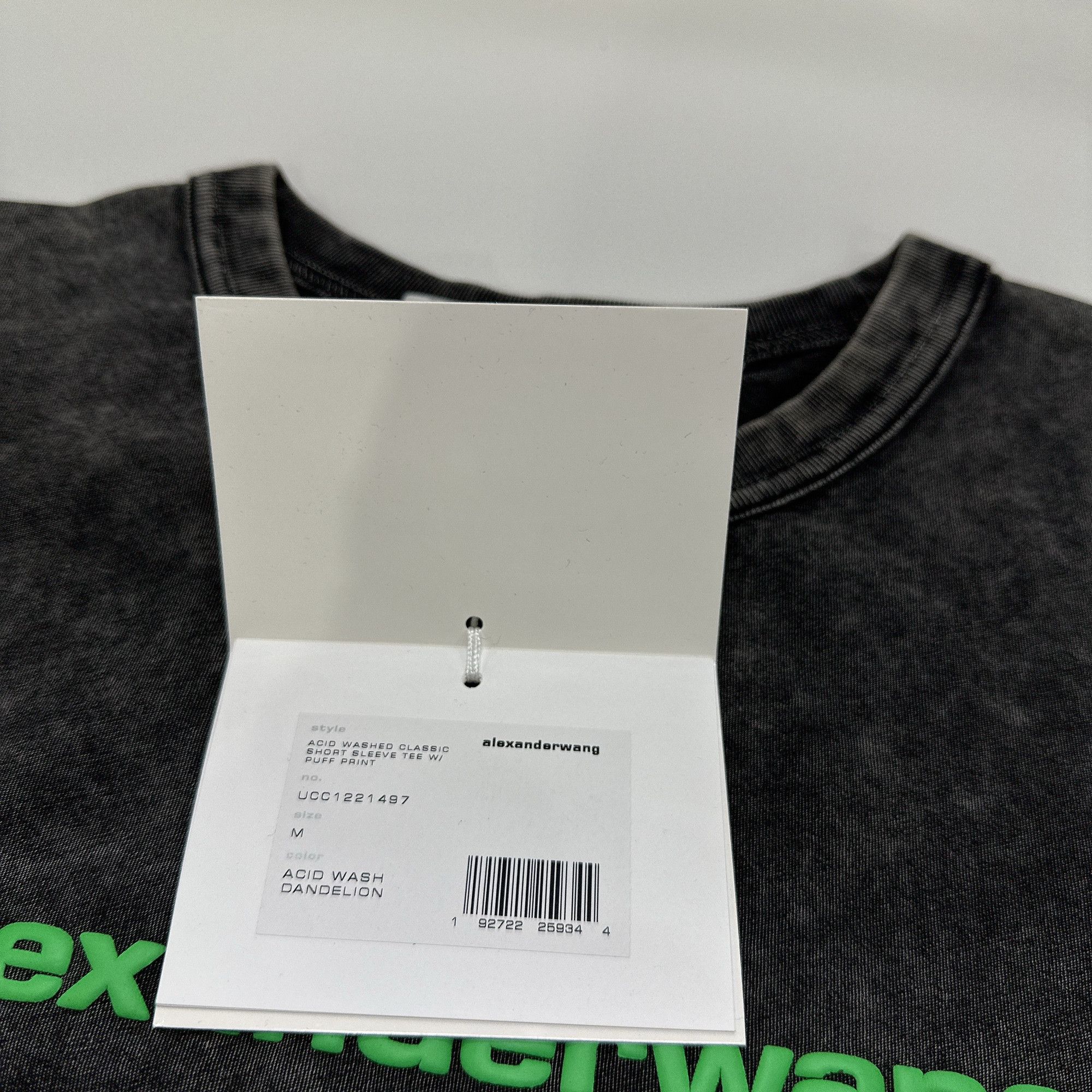Alexander Wang Alexander Wang Acid Wash Logo T-Shirt Size M Size M / US 6-8 / IT 42-44 - 4 Thumbnail