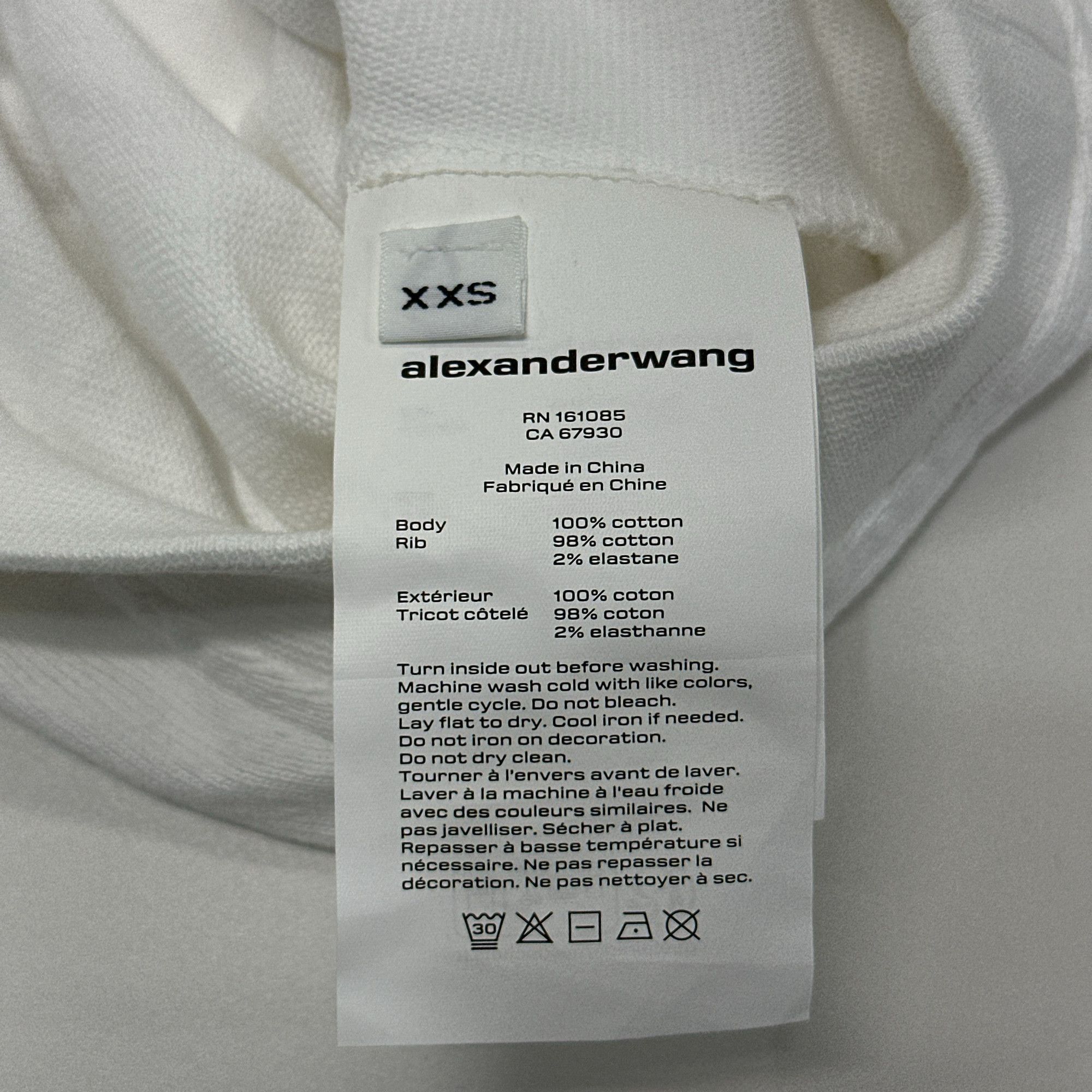 Alexander Wang Alexander Wang Logo Polo Shirt Size XXS Size US XXS / EU 40 - 3 Thumbnail