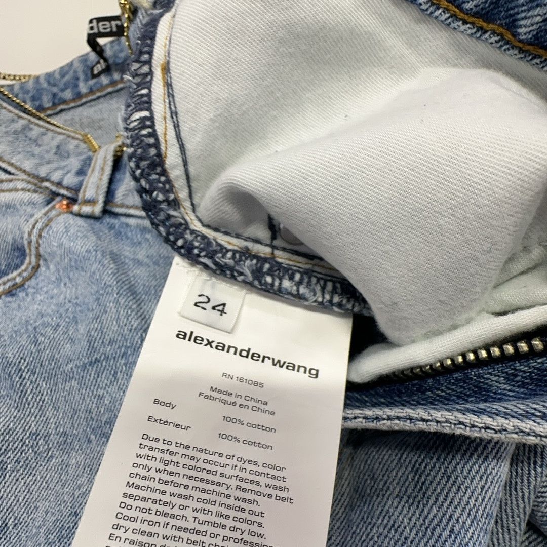 Alexander Wang Alexander Wang Chain Detail Jeans Size 24 Size 24" / US 00 / IT 34 - 3 Thumbnail