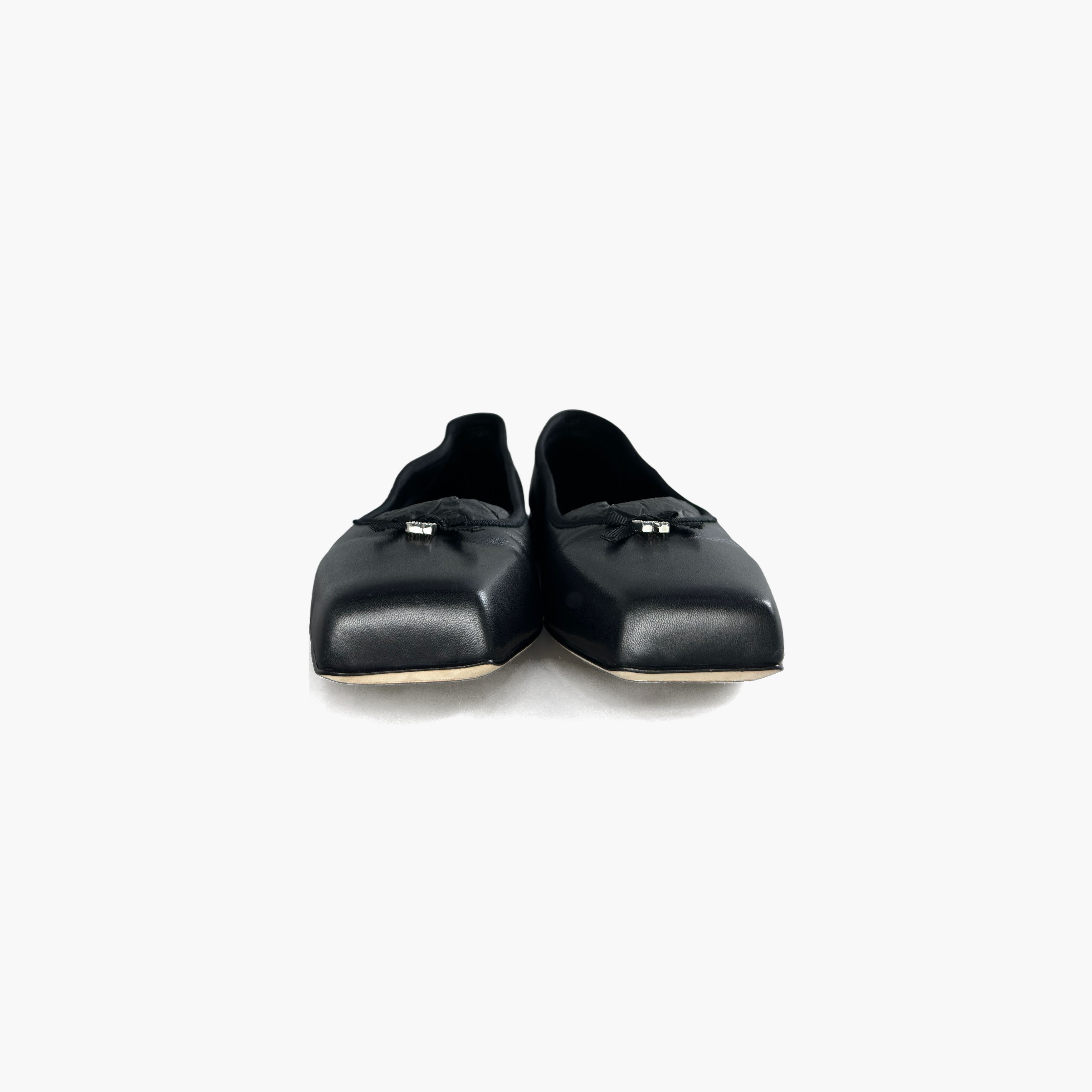 Alexander Wang Alexander Wang Logo Charm Square Toe Flats Size 37.5 Size US 7.5 / IT 37.5 - 5 Thumbnail