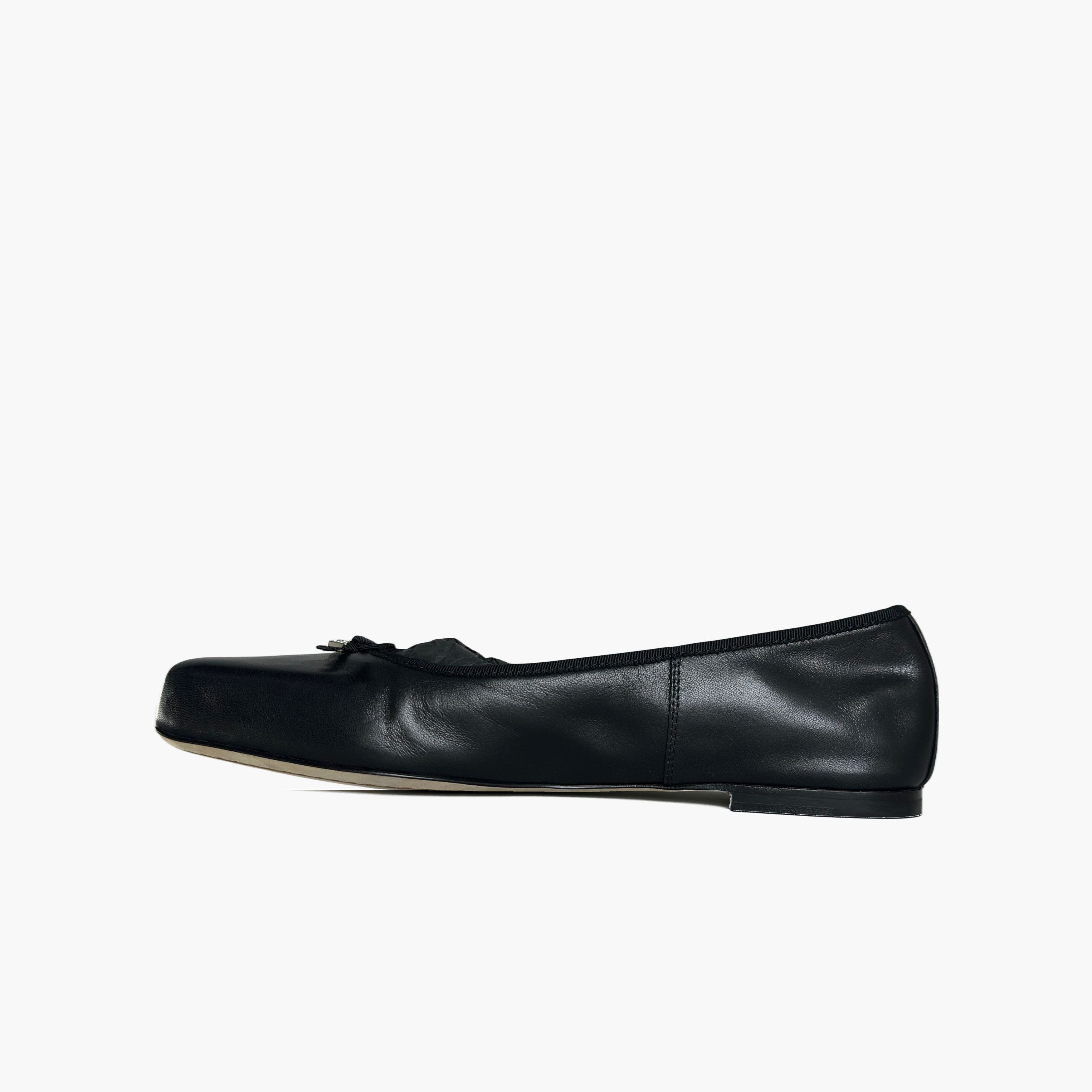 Alexander Wang Alexander Wang Logo Charm Square Toe Flats Size 37.5 Size US 7.5 / IT 37.5 - 3 Thumbnail